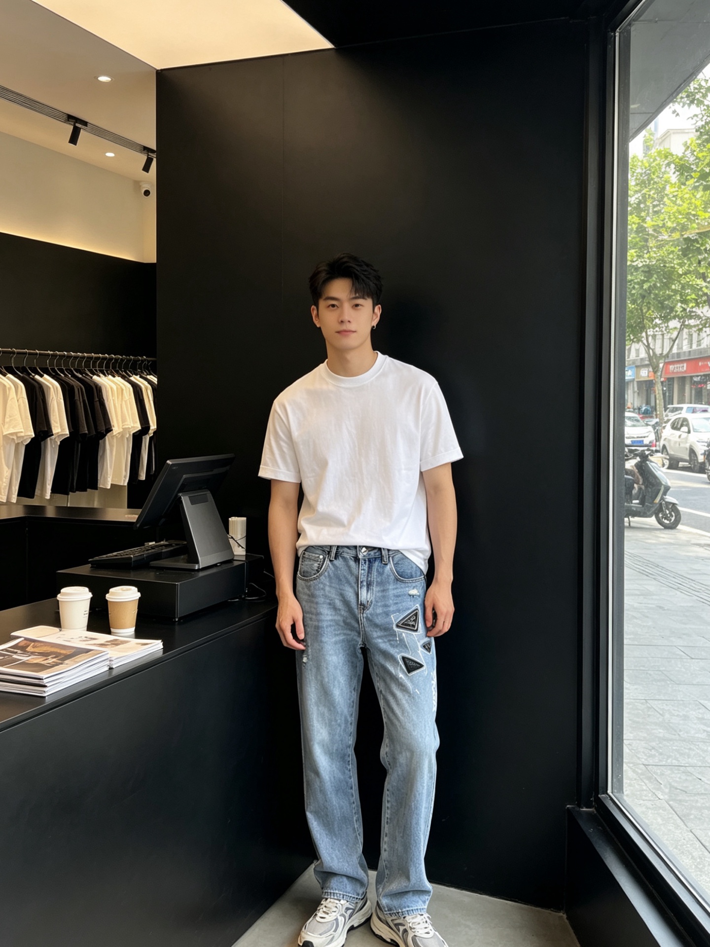 NO:874319,.Prada is a new high-end version of casual jeans that has to be sold all over the world!  Custom-made fabrics at the counter are highly breathable and comfortable, with impeccable details and brand element design concepts, reflecting high quality. It feels delicate and soft!  It presents a casual cut and the upper body shape is awesome!  Code number: 29-38,,prada,prada,jeans,19860909.Prada普拉达砸锅卖铁都要上的新款新款 休闲牛仔裤高端版本！专柜定制面料 透气舒适度高,细节无可挑剔,品牌元素设计理念,体现高品质.手感细腻柔软！呈现休闲裁剪,上身版型超赞！码数: 29-38,,prada,prada,jeans,,Men's clothing