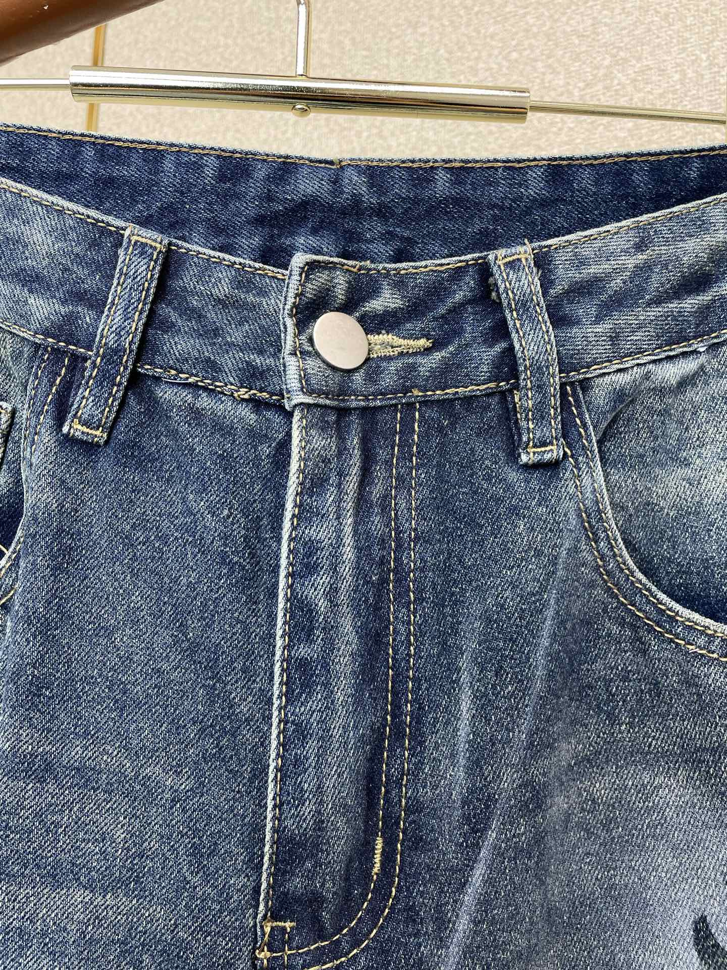 。Chrome hearts克罗心💥砸锅卖铁都要上的新款新款 休闲牛仔裤👖高端版本！专柜定制面料 透气舒