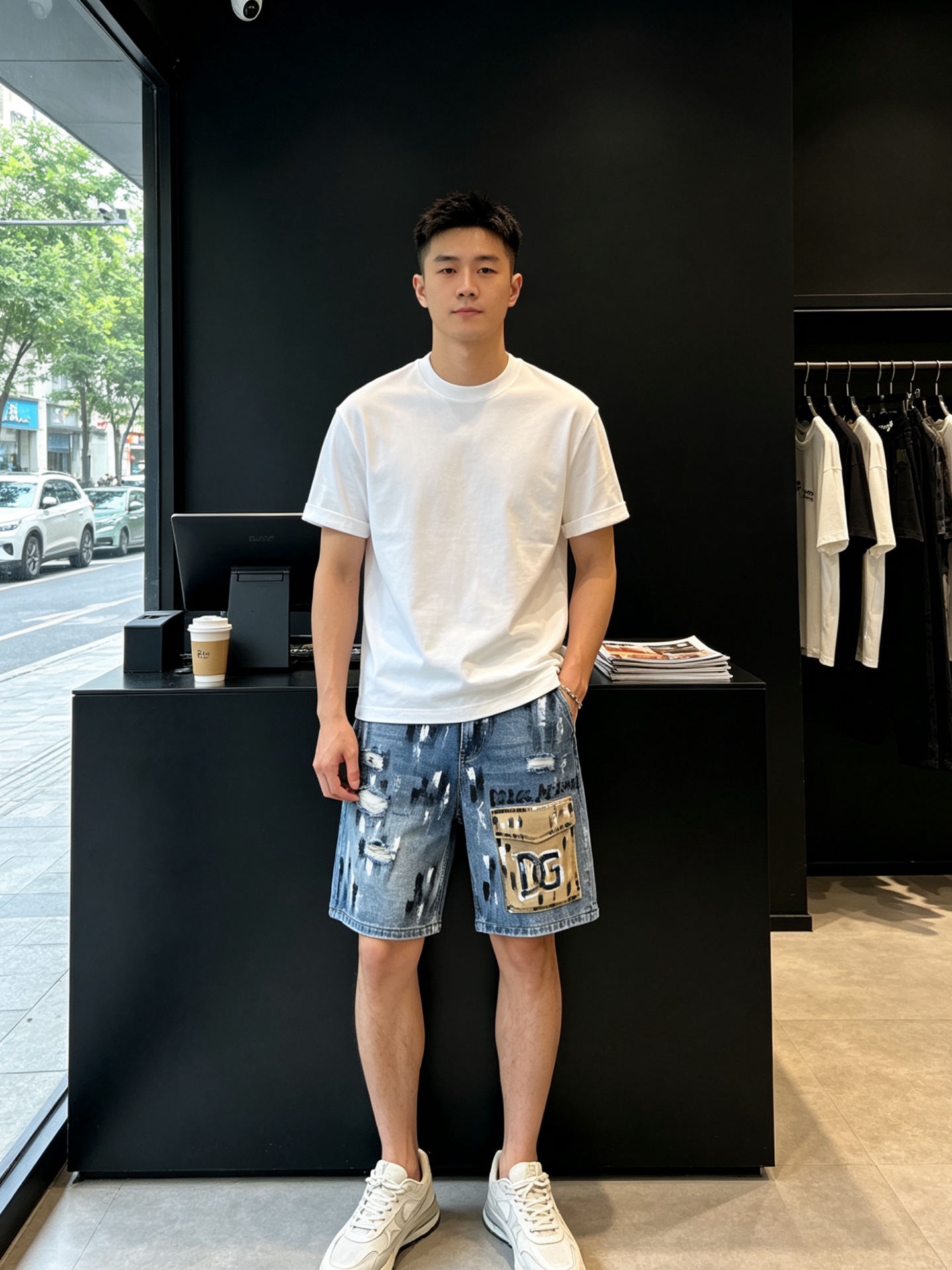 NO:868592,.Dolce&Gabbana’s new casual denim shorts are a high-end version that everyone has to sell!  Custom-made fabrics at the counter are highly breathable and comfortable, with impeccable details and brand element design concepts, reflecting high quality. It feels delicate and soft!  It presents a casual cut and the upper body shape is awesome!  Size: 29-38,,Dolce&Gabbana,Dolce&Gabbana,shorts,19860909.Dolce&Gabbana杜嘉班纳砸锅卖铁都要上的新款新款 休闲牛仔短裤 高端版本！专柜定制面料 透气舒适度高,细节无可挑剔,品牌元素设计理念,体现高品质.手感细腻柔软！呈现休闲裁剪,上身版型超赞！码数: 29-38,,Dolce&Gabbana,Dolce&Gabbana,shorts,,Men's clothing