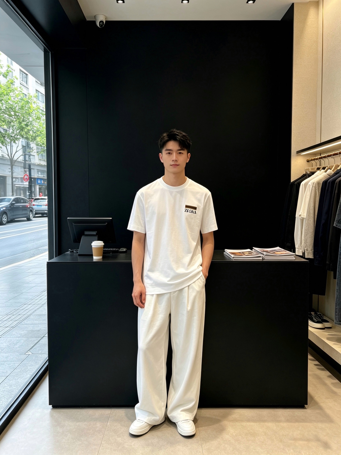 NO:916734,.ZEGNA is a must-have new model of original men's casual short sleeves. High-end customization. High-end version. Fashionable and versatile imported fabrics. Super soft and delicate feel. Skin-friendly and comfortable to wear. High-end boutique. The upper body is finely made by the factory. It is a must-have item for men. Three complete standards. Size M-3XL, zegna, T-shirt,19860909.ZEGNA杰尼亚砸锅卖铁都要上的新款新款原单男士休闲短袖 高端定制 高端版本 时尚百搭爆款进口面料 手感超柔软细腻 穿着亲肤舒适 高端精品 代工厂精细做上身非常赞 男士必备单品 三标齐全 码数M-3XL,,zegna,T-shirt,,Men's clothing