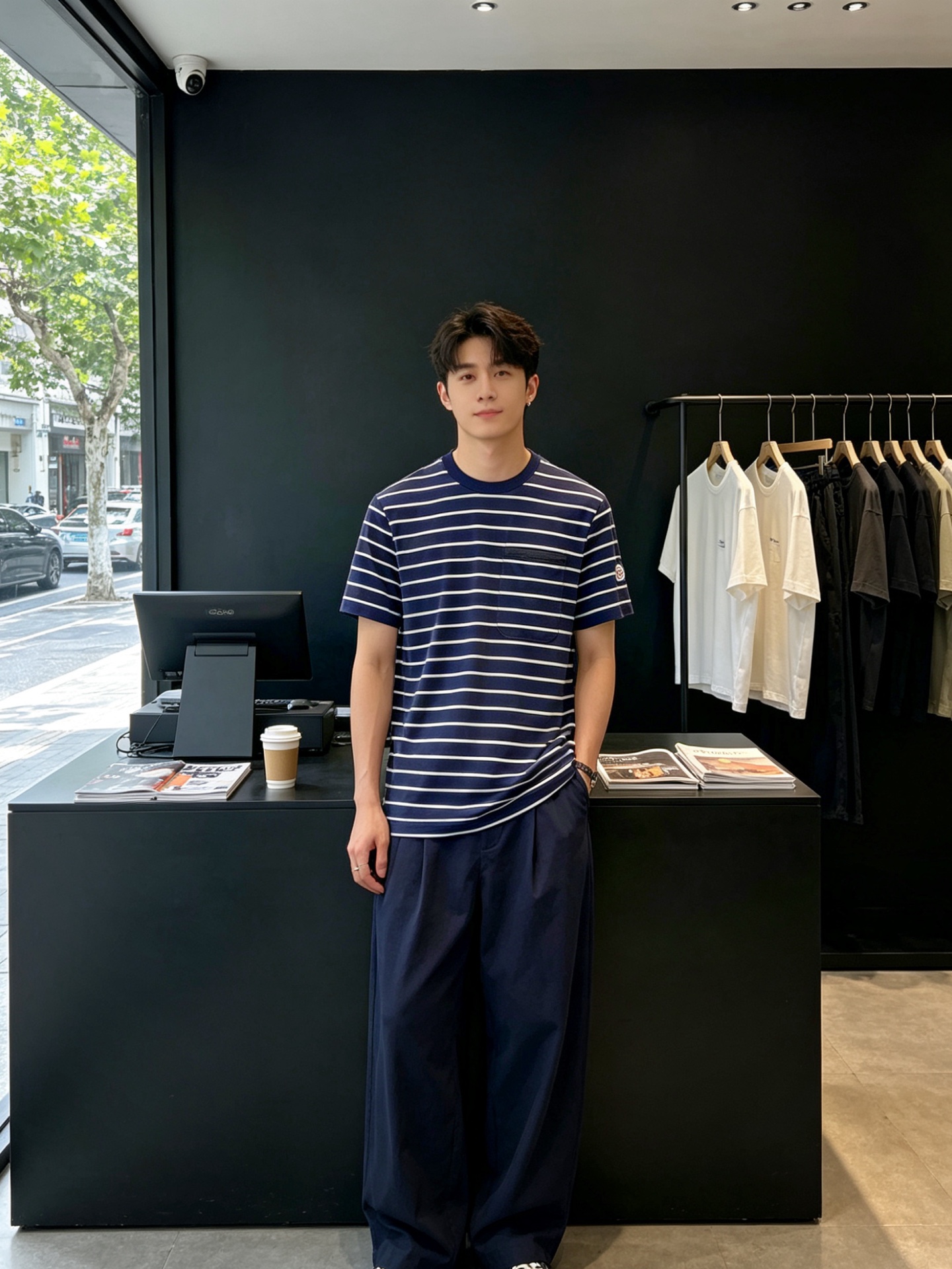 NO:874384,.Moncler's new and original men's casual short-sleeve, high-end customized, high-end version, fashionable and versatile imported fabrics, super soft and delicate to the touch, skin-friendly and comfortable to wear, high-end boutique, the upper body is exquisitely made by the factory, a must-have item for men, complete with three standards, size M-3XL, Moncler, T-shirt,19860909.Moncler蒙口砸锅卖铁都要上的新款新款原单男士休闲短袖 高端定制 高端版本 时尚百搭爆款进口面料 手感超柔软细腻 穿着亲肤舒适 高端精品 代工厂精细做上身非常赞 男士必备单品 三标齐全 码数M-3XL,,Moncler,T-shirt,,Men's clothing