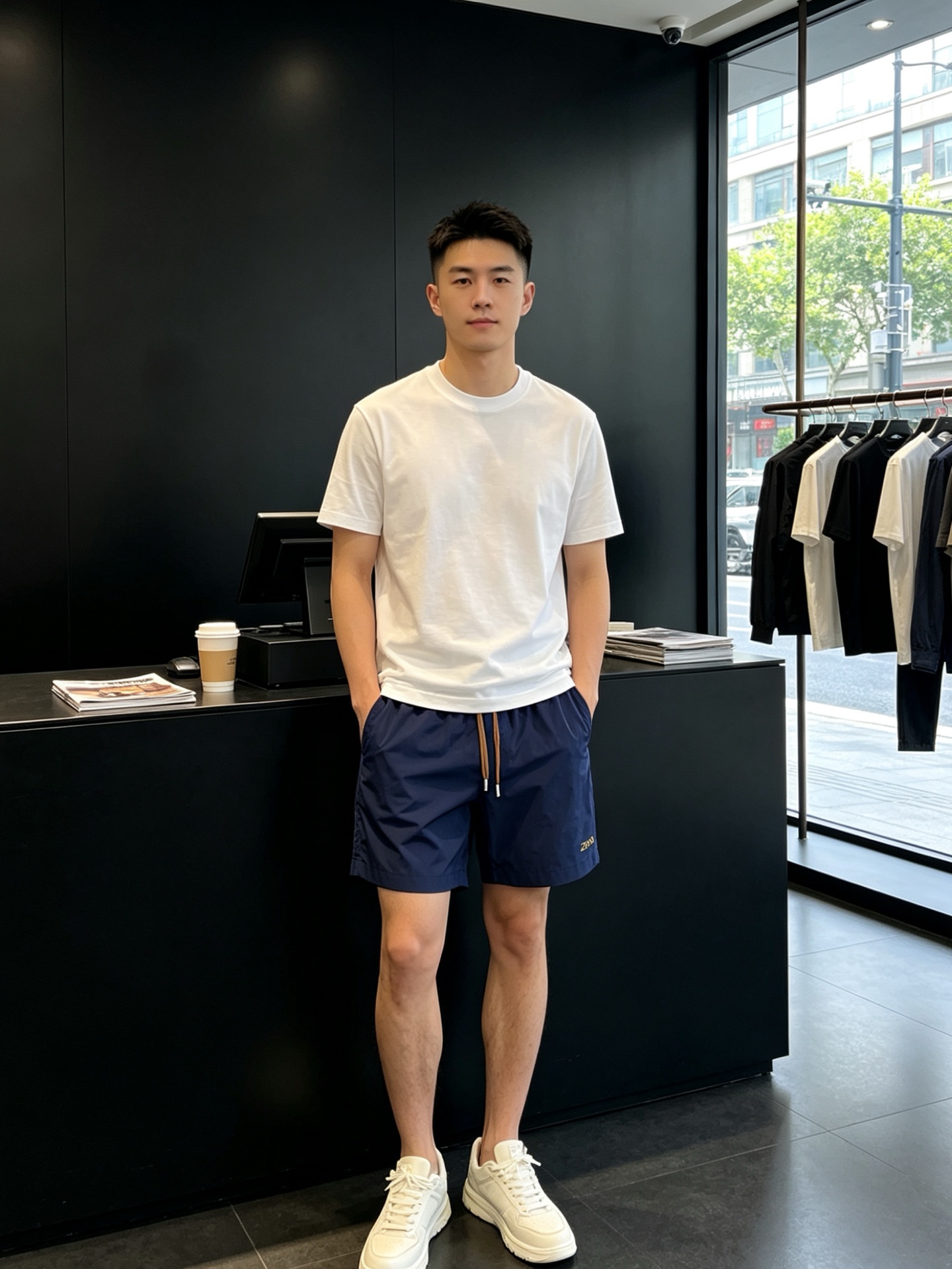 NO:874349,.ZEGNA Zegna's new high-end version of casual shorts is a must-have product!  Custom-made fabrics at the counter are highly breathable and comfortable, with impeccable details and brand element design concepts, reflecting high quality. It feels delicate and soft!  It presents a casual cut and the upper body shape is awesome!  Code number: 48-56,,zegna,shorts,19860909.ZEGNA杰尼亚砸锅卖铁都要上的新款新款 休闲短裤高端版本！专柜定制面料 透气舒适度高,细节无可挑剔,品牌元素设计理念,体现高品质.手感细腻柔软！呈现休闲裁剪,上身版型超赞！码数: 48-56,,zegna,shorts,,Men's clothing
