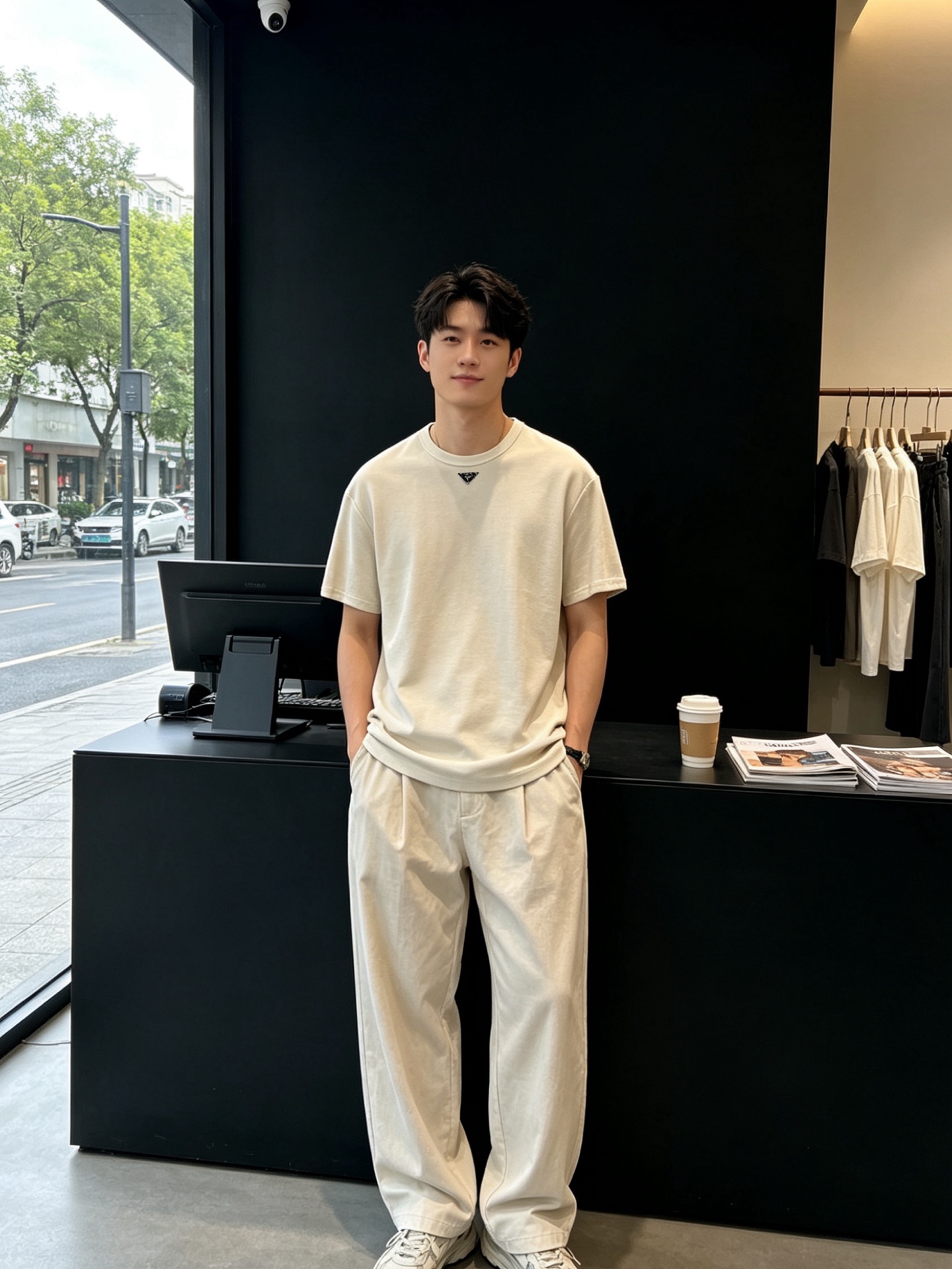 NO:874480,.Prada's new and popular men's casual short-sleeved original model, high-end customization, high-end version, fashionable and versatile imported fabrics, super soft and delicate to the touch, skin-friendly and comfortable to wear, high-end boutique, the upper body is exquisitely made by the OEM, a must-have item for men, complete with three standards, size S-XL, prada, prada, T-shirt,19860909.Prada普拉达砸锅卖铁都要上的新款新款原单男士休闲短袖 高端定制 高端版本 时尚百搭爆款进口面料 手感超柔软细腻 穿着亲肤舒适 高端精品 代工厂精细做上身非常赞 男士必备单品 三标齐全 码数S-XL,,prada,prada,T-shirt,,Men's clothing