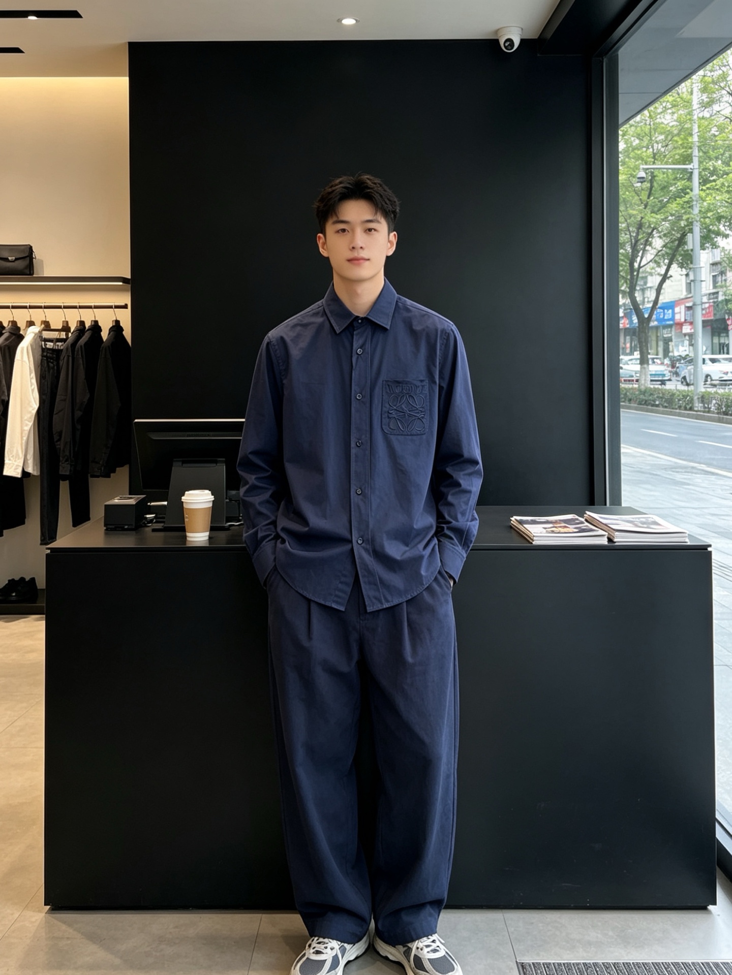 NO:875566,.LOEWE's new original men's casual shirt is a must-have, high-end customization, high-end version, fashionable and versatile imported fabrics, super soft and delicate to the touch, skin-friendly and comfortable to wear, high-end boutique, the upper body is exquisitely made by the factory, a must-have item for men, complete with three standards, size S-XL,, loewe, loewe, shirts,19860909.LOEWE罗意威砸锅卖铁都要上的新款新款原单男士休闲衬衫 高端定制 高端版本 时尚百搭爆款进口面料 手感超柔软细腻 穿着亲肤舒适 高端精品 代工厂精细做上身非常赞 男士必备单品 三标齐全 码数S-XL,,loewe,loewe,shirts,,Men's clothing