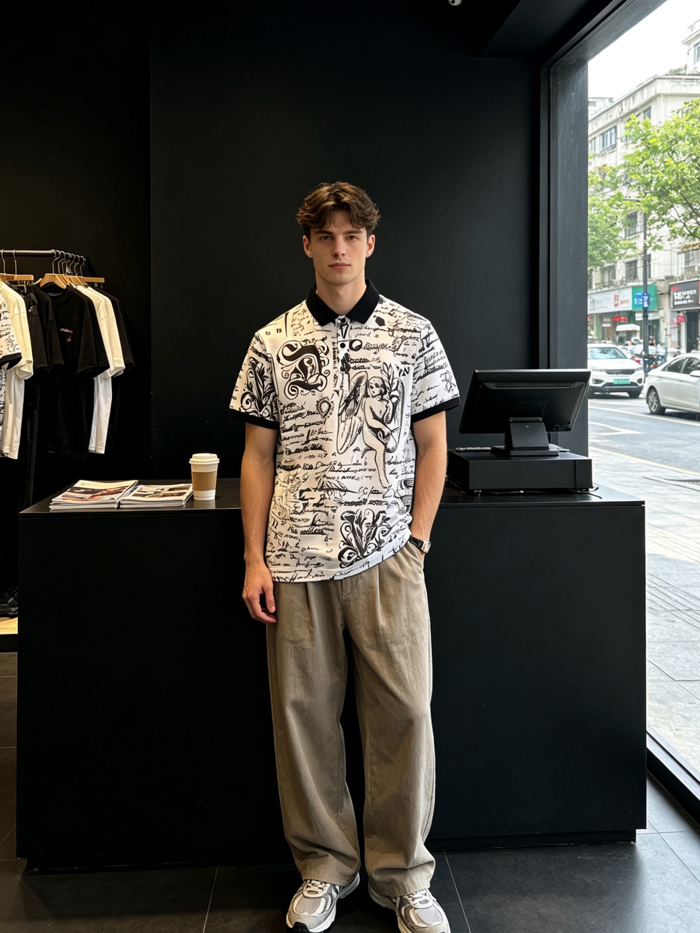 NO:856808,.Dolce&Gabbana exclusively supplies new original men's casual short sleeves. High-end customization. High-end version. Fashionable and versatile imported fabrics. Super soft and delicate feel. Skin-friendly and comfortable to wear. High-end boutique. The upper body is finely made by the factory. It is a must-have item for men. Three standards are complete. Size M-3XL,,Dolce&Gabbana,Dolce&Gabbana, T-shirt,19860909.Dolce&Gabbana杜嘉班纳独家专供新款原单男士休闲短袖 高端定制 高端版本 时尚百搭爆款进口面料 手感超柔软细腻 穿着亲肤舒适 高端精品 代工厂精细做上身非常赞 男士必备单品 三标齐全 码数M-3XL,,Dolce&Gabbana,Dolce&Gabbana,T-shirt,,Men's clothing