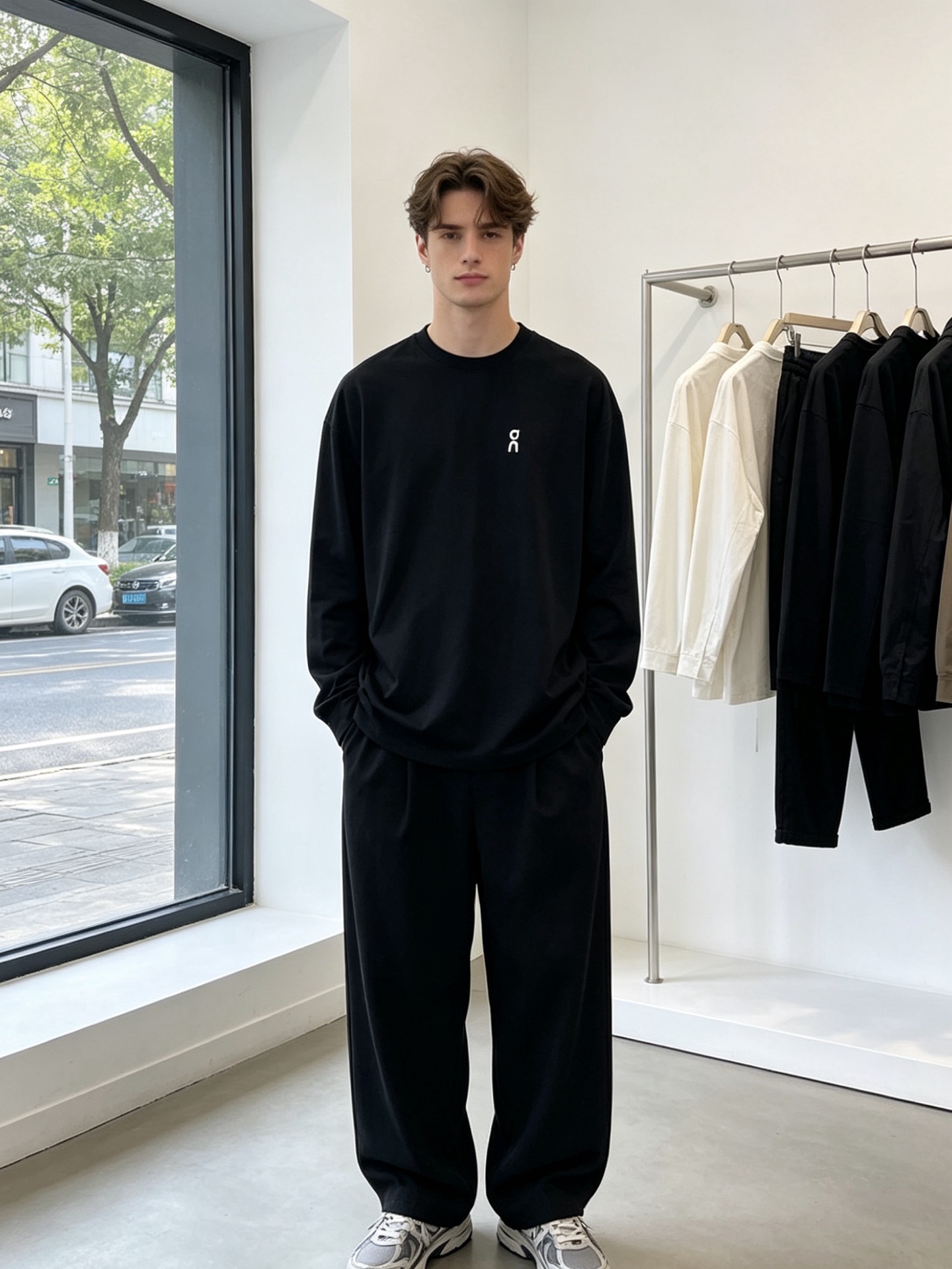 NO:916718,.LOEWE is a must-have new style original men's casual long sleeve. High-end customization. High-end version. Fashionable and versatile imported fabric. Super soft and delicate feel. Skin-friendly and comfortable to wear. High-end boutique. The upper body is made by the factory. It is a must-have item for men. Three complete standards. Size M-6XL,,loewe,loewe,19860909.LOEWE罗意威砸锅卖铁都要上的新款新款原单男士休闲长袖 高端定制 高端版本 时尚百搭爆款进口面料 手感超柔软细腻 穿着亲肤舒适 高端精品 代工厂精细做上身非常赞 男士必备单品 三标齐全 码数M-6XL,,loewe,loewe,,Men's clothing