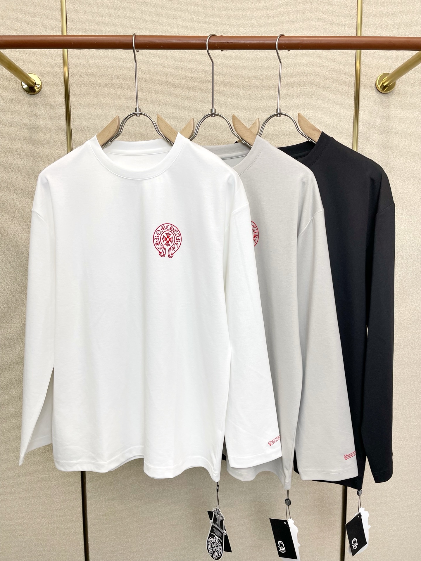 Chrome hearts克罗心💥砸锅卖铁都要上的新款新款原单男士休闲长袖 高端定制 高端版本 时尚百搭