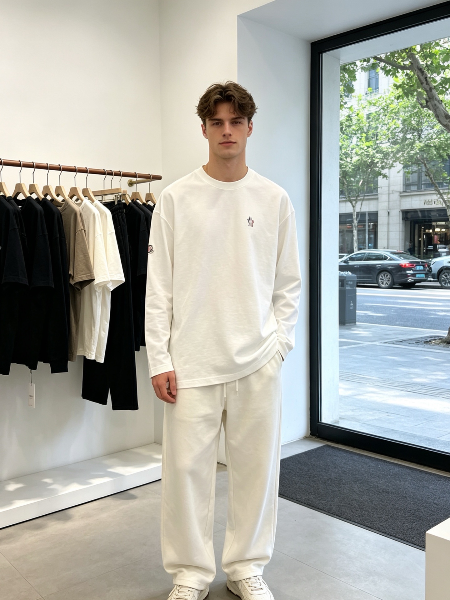 NO:856977,.Moncler Moncler Men's Mouth Exclusively for New Men's Casual Long Sleeves, High-End Customized, High-End Version, Fashionable and Versatile, Popular Imported Fabrics, Super Soft and Delicate to the Hand, Skin-friendly and Comfortable to Wear, High-End Boutique, The Upper Body Made by the OEM is Excellent, Men's Must-Have Items, Complete with Three Standards, Size M-6XL,,Moncler,19860909.Moncler蒙口独家专供新款原单男士休闲长袖 高端定制 高端版本 时尚百搭爆款进口面料 手感超柔软细腻 穿着亲肤舒适 高端精品 代工厂精细做上身非常赞 男士必备单品 三标齐全 码数M-6XL,,Moncler,,Men's clothing