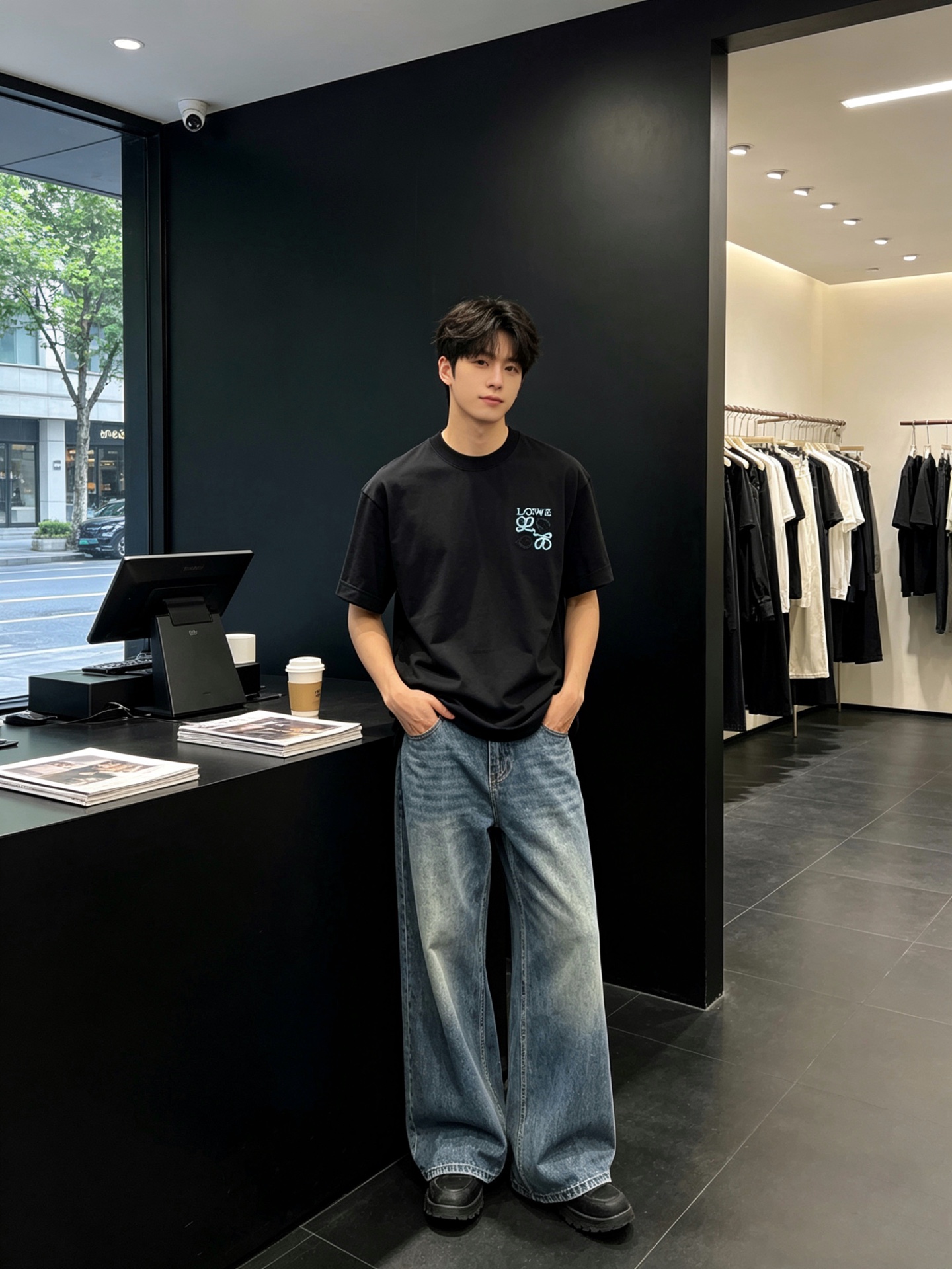 NO:874390,.LOEWE is a must-have new model of original men's casual short-sleeves. High-end customization. High-end version. Fashionable and versatile imported fabrics. Super soft and delicate feel. Skin-friendly and comfortable to wear. High-end boutique. The upper body is finely made by the factory. It is a must-have item for men. Three complete standards. Size S-2XL,,loewe,loewe,T-shirt,19860909.LOEWE罗意威砸锅卖铁都要上的新款新款原单男士休闲短袖 高端定制 高端版本 时尚百搭爆款进口面料 手感超柔软细腻 穿着亲肤舒适 高端精品 代工厂精细做上身非常赞 男士必备单品 三标齐全 码数S-2XL,,loewe,loewe,T-shirt,,Men's clothing