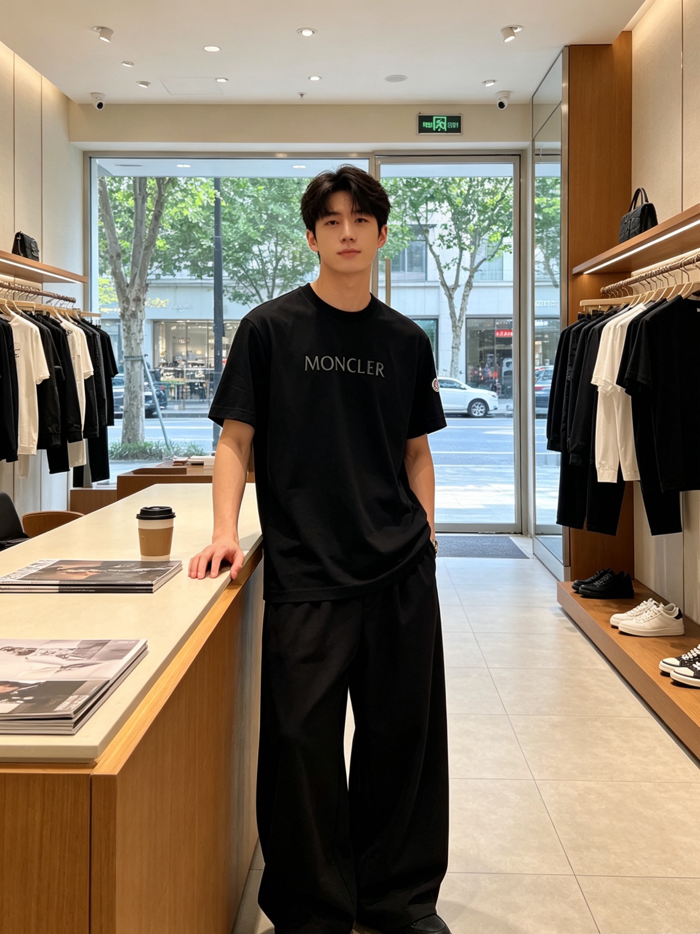 NO:916745,.Moncler's new and original men's casual short-sleeve, high-end customized, high-end version, fashionable and versatile imported fabrics, super soft and delicate to the touch, skin-friendly and comfortable to wear, high-end boutique, exquisite upper body made by the factory, very good, a must-have item for men, complete with three standards, size S-XL, Moncler, T-shirt,19860909.Moncler蒙口砸锅卖铁都要上的新款新款原单男士休闲短袖 高端定制 高端版本 时尚百搭爆款进口面料 手感超柔软细腻 穿着亲肤舒适 高端精品 代工厂精细做上身非常赞 男士必备单品 三标齐全 码数S-XL,,Moncler,T-shirt,,Men's clothing
