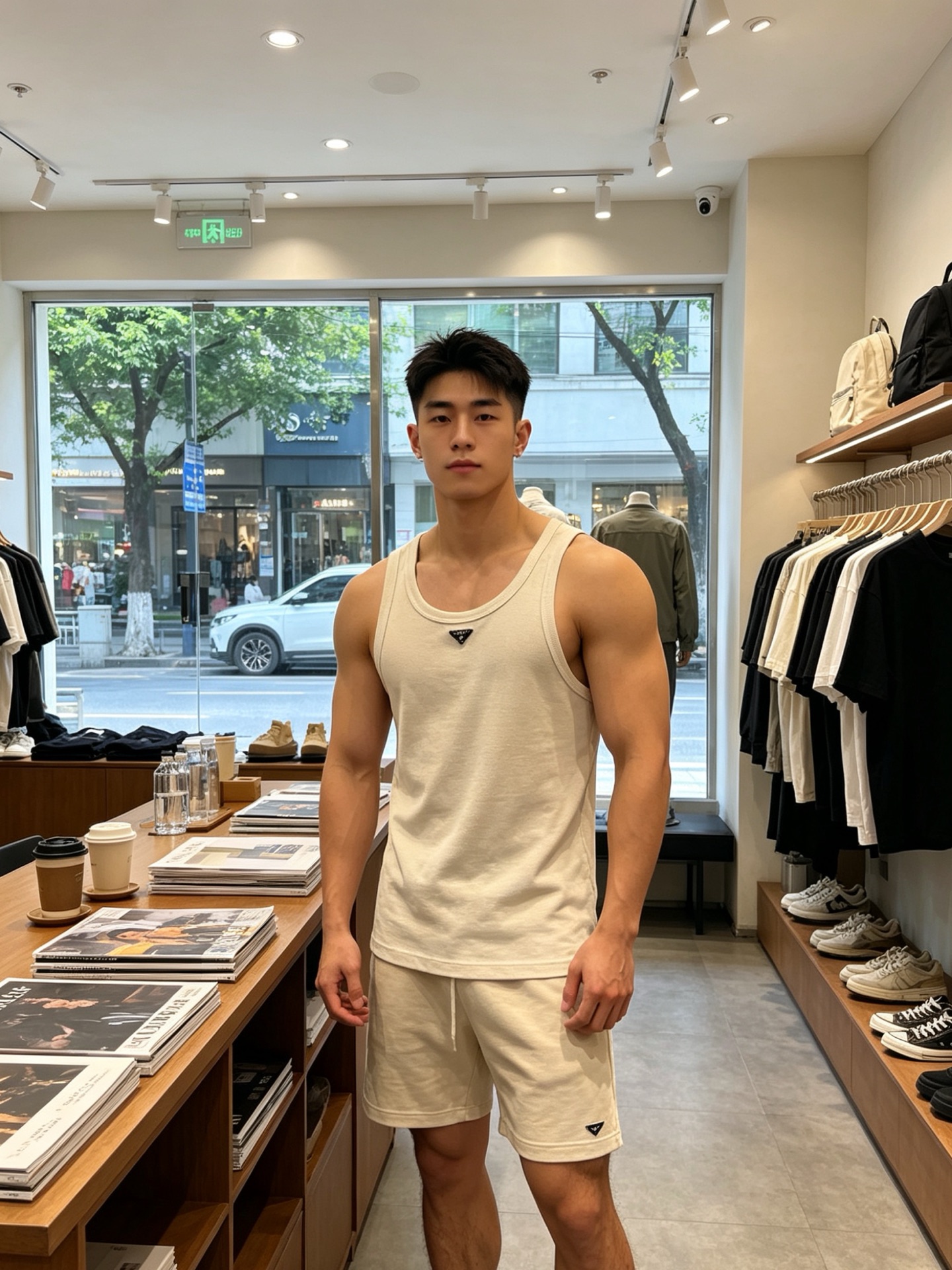 NO:916775,.Prada is a must-have new model. It is a high-end custom-made original men's casual vest. High-end version. Fashionable and versatile imported fabrics. Super soft and delicate feel. Skin-friendly and comfortable to wear. High-end boutique. The upper body is exquisitely made by the factory. A must-have item for men. Three complete standards. Size S-XL, prada, prada,19860909.Prada普拉达砸锅卖铁都要上的新款新款原单男士休闲背心高端定制 高端版本 时尚百搭爆款进口面料 手感超柔软细腻 穿着亲肤舒适 高端精品 代工厂精细做上身非常赞 男士必备单品 三标齐全 码数S-XL,,prada,prada,,Men's clothing