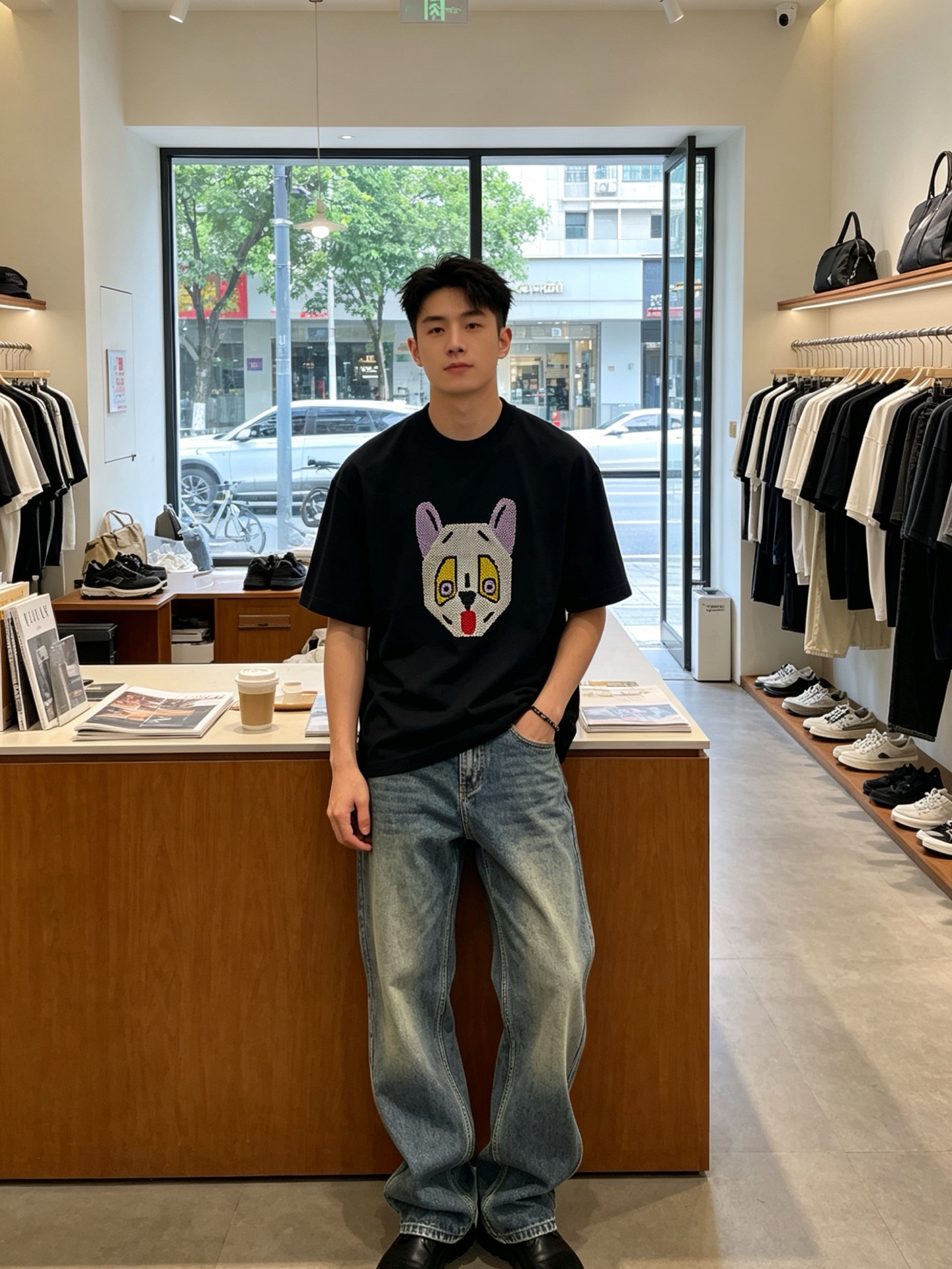 NO:916740,.LOEWE is a must-have new model of original men's casual short-sleeves. High-end customization. High-end version. Fashionable and versatile imported fabrics. Super soft and delicate feel. Skin-friendly and comfortable to wear. High-end boutique. The upper body is finely made by the factory. It is a must-have item for men. Three standards are complete. Size M-2XL,,loewe,loewe,T-shirt,19860909.LOEWE罗意威砸锅卖铁都要上的新款新款原单男士休闲短袖 高端定制 高端版本 时尚百搭爆款进口面料 手感超柔软细腻 穿着亲肤舒适 高端精品 代工厂精细做上身非常赞 男士必备单品 三标齐全 码数M-2XL,,loewe,loewe,T-shirt,,Men's clothing