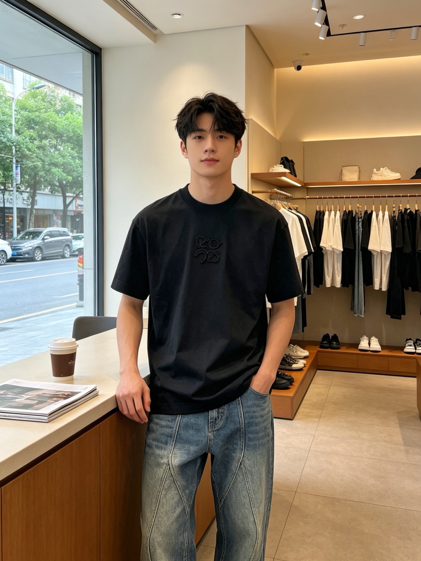 NO:916728,.LOEWE is a must-have new model of original men's casual short-sleeves. High-end customization. High-end version. Fashionable and versatile imported fabrics. Super soft and delicate feel. Skin-friendly and comfortable to wear. High-end boutique. The upper body is finely made by the factory. It is a must-have item for men. Three complete standards. Size S-2XL,,loewe,loewe,T-shirt,19860909.LOEWE罗意威砸锅卖铁都要上的新款新款原单男士休闲短袖 高端定制 高端版本 时尚百搭爆款进口面料 手感超柔软细腻 穿着亲肤舒适 高端精品 代工厂精细做上身非常赞 男士必备单品 三标齐全 码数S-2XL,,loewe,loewe,T-shirt,,Men's clothing