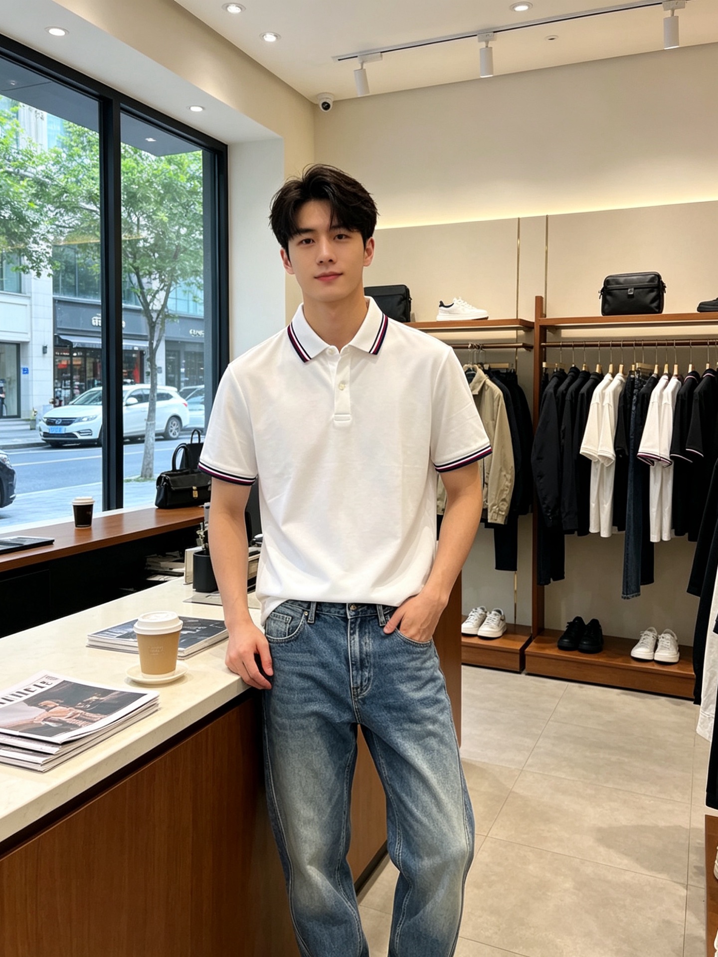 NO:916748,.Thom Browne's new and popular men's casual short-sleeved original singles. High-end customization. High-end version. Fashionable and versatile imported fabrics. Super soft and delicate feel. Skin-friendly and comfortable to wear. High-end boutique. The upper body is finely made by the factory. It is a must-have item for men. Three standards are complete. Size M-3XL,,thom browne, T-shirt,19860909.Thom Browne汤姆布朗砸锅卖铁都要上的新款新款原单男士休闲短袖 高端定制 高端版本 时尚百搭爆款进口面料 手感超柔软细腻 穿着亲肤舒适 高端精品 代工厂精细做上身非常赞 男士必备单品 三标齐全 码数M-3XL,,thom browne,T-shirt,,Men's clothing