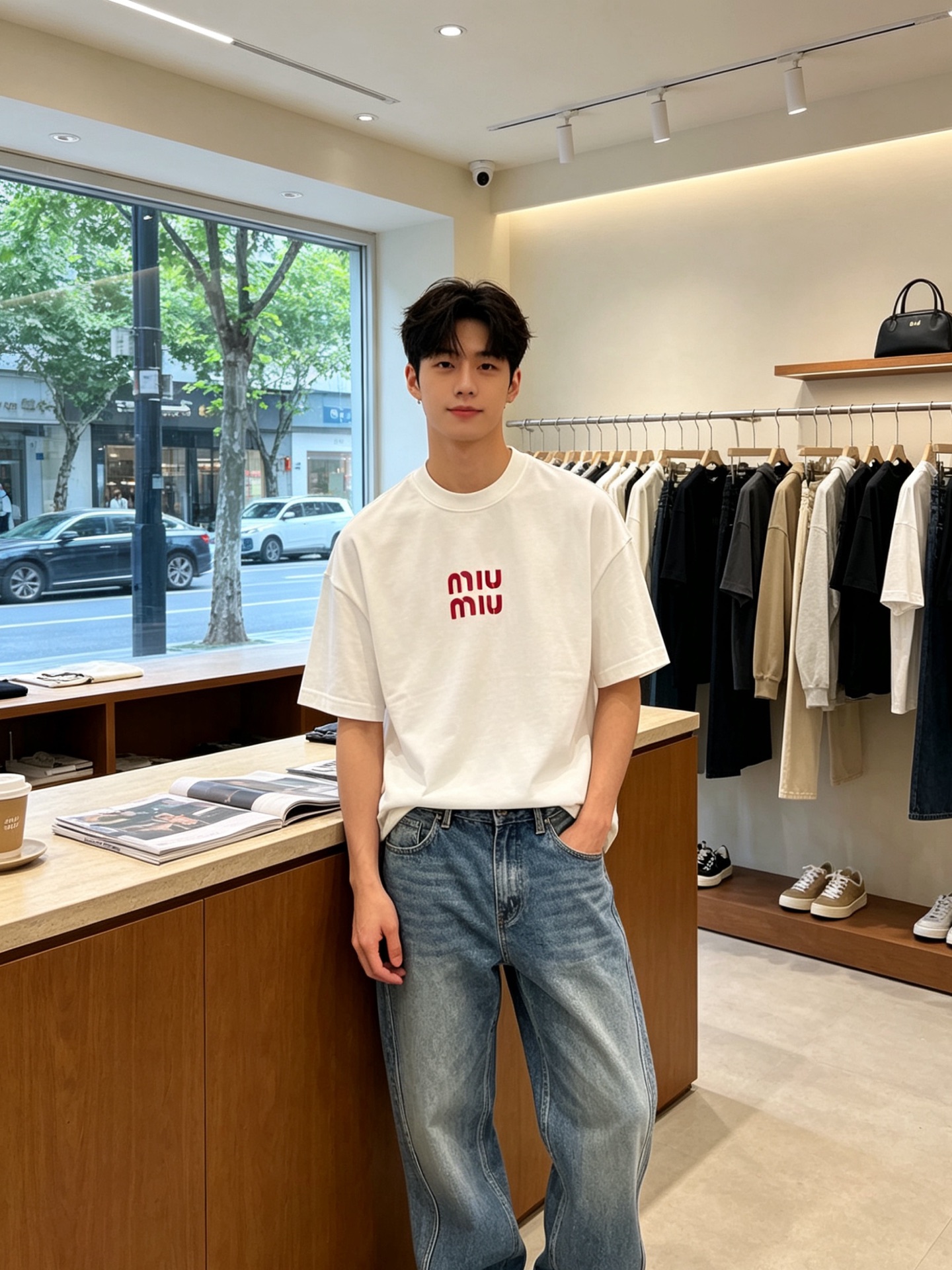NO:856752,.Miumiu exclusively provides new original men's casual short-sleeves, high-end customization, high-end version, fashionable and versatile imported fabrics, super soft and delicate to the touch, skin-friendly and comfortable to wear, high-end boutique, the upper body is exquisitely made by the factory, a must-have item for men, complete with three standards, size M-3XL,,miumiu,T-shirt,19860909.Miumiu谬谬独家专供新款原单男士休闲短袖 高端定制 高端版本 时尚百搭爆款进口面料 手感超柔软细腻 穿着亲肤舒适 高端精品 代工厂精细做上身非常赞 男士必备单品 三标齐全 码数M-3XL,,miumiu,T-shirt,,Men's clothing