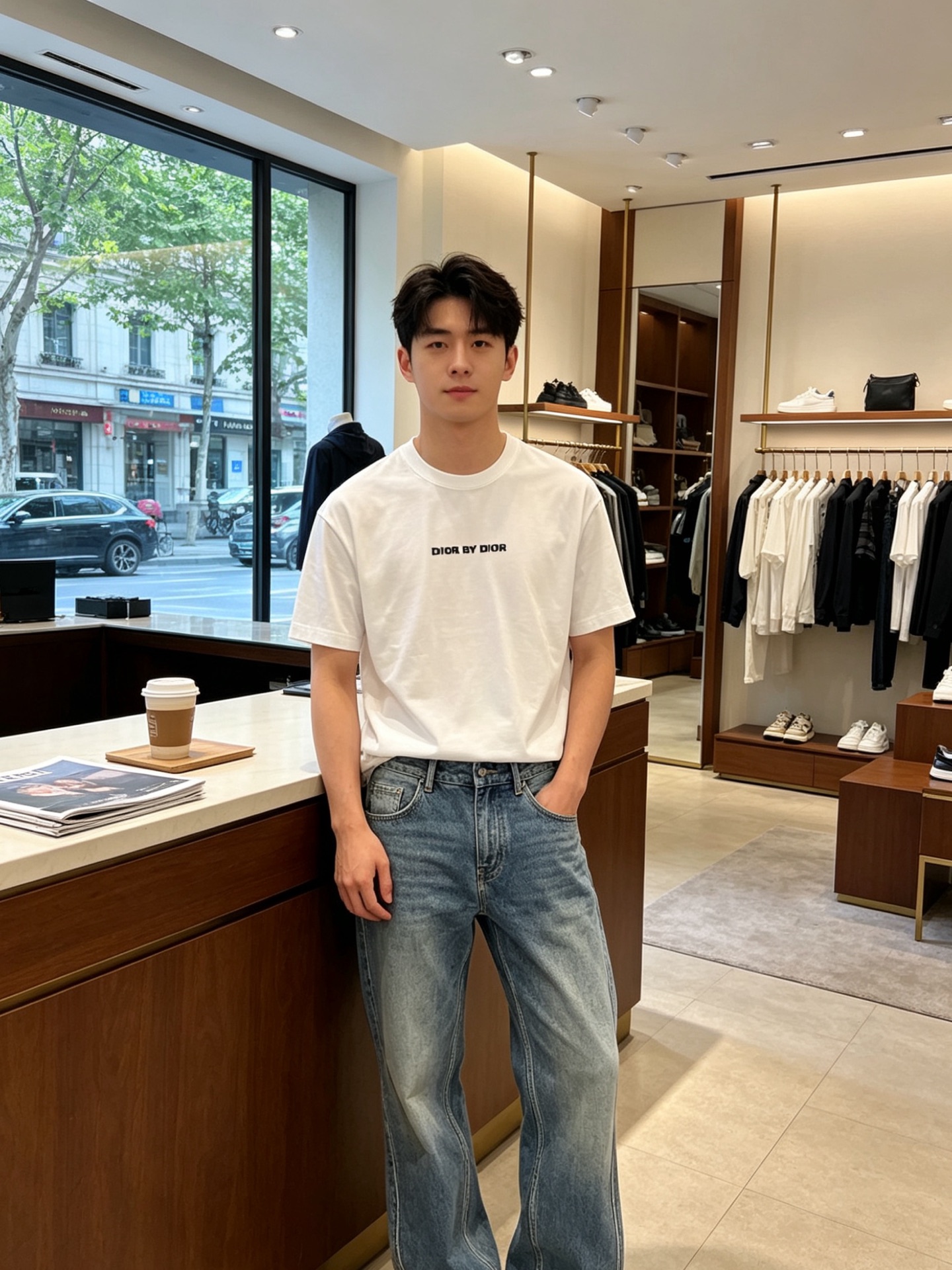 。Dior迪奥💥独家专供新款原单男士休闲短袖 高端定制 高端版本 时尚百搭爆款⚠️⚠️✨✨进口面料 手感