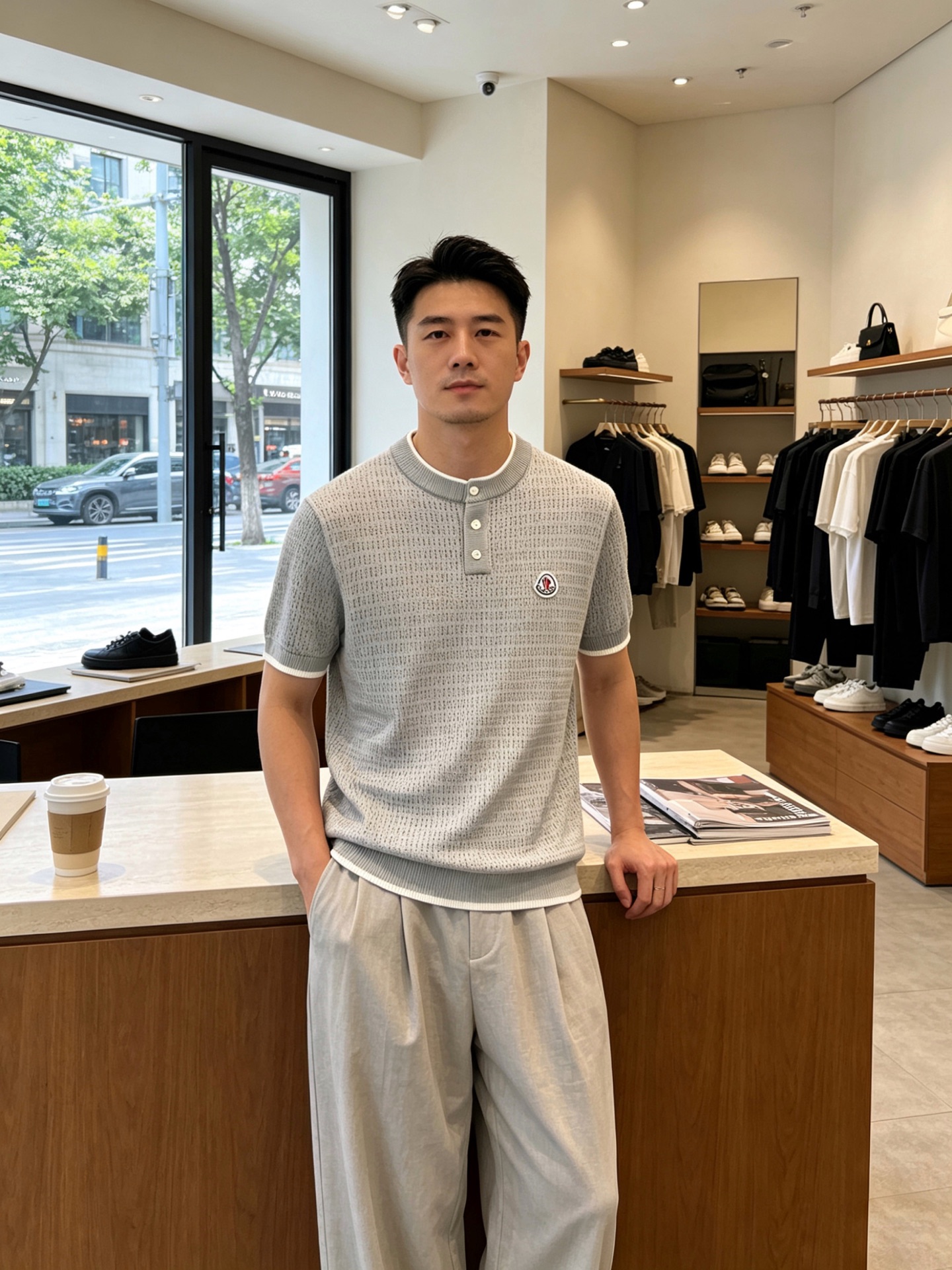 。Moncler蒙口💥砸锅卖铁都要上的新款新款原单男士休闲短袖 高端定制 高版本 时尚百搭爆款⚠️⚠️✨