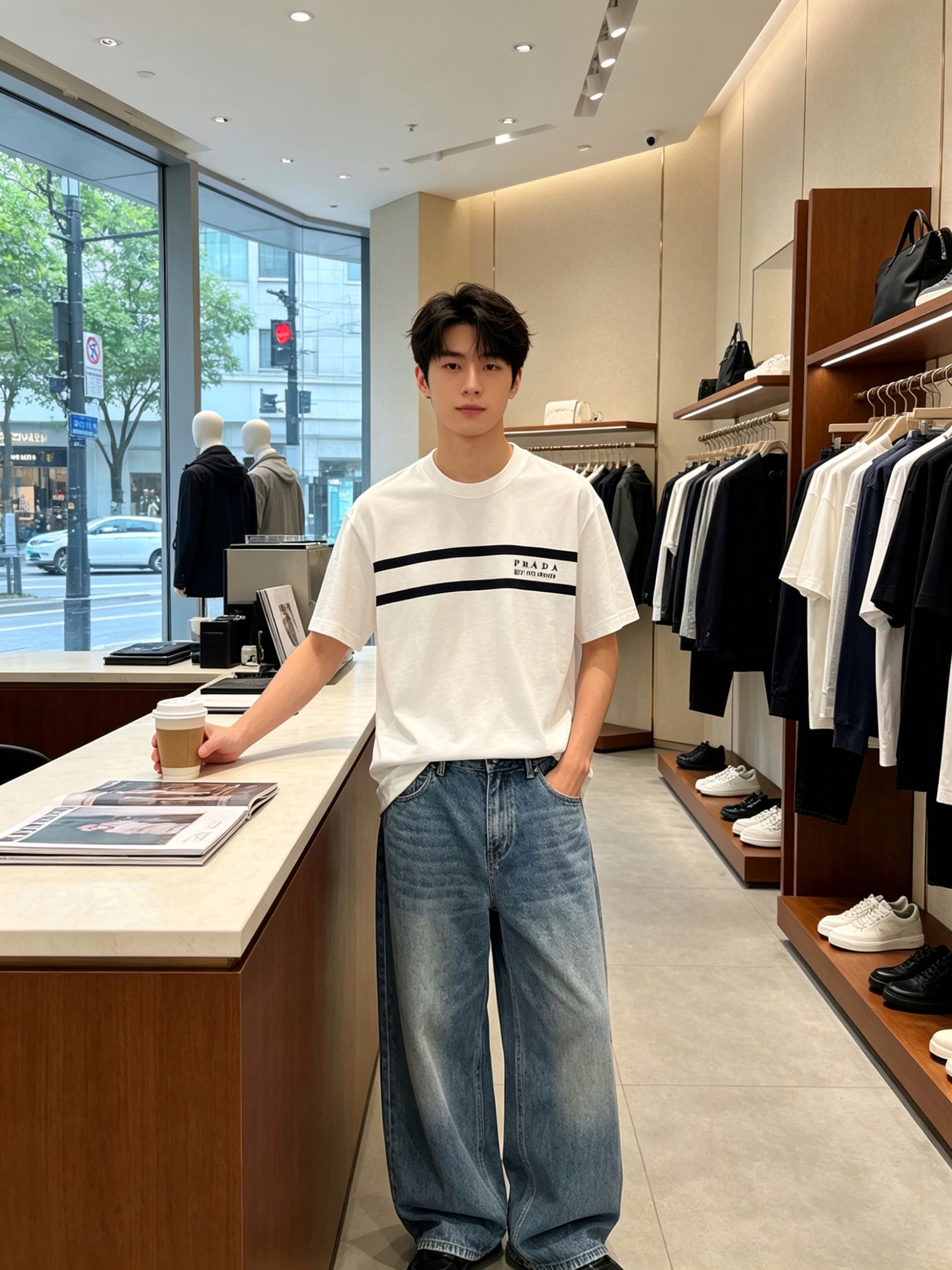 NO:868982,.Prada exclusively supplies new original men's casual short sleeves. High-end customization. High-end version. Fashionable and versatile imported fabrics. Super soft and delicate feel. Skin-friendly and comfortable to wear. High-end boutique. The upper body is exquisitely made by the factory. A must-have item for men. Three complete standards. Size XXS-L, prada, prada, T-shirt,19860909.Prada普拉达独家专供新款原单男士休闲短袖 高端定制 高端版本 时尚百搭爆款进口面料 手感超柔软细腻 穿着亲肤舒适 高端精品 代工厂精细做上身非常赞 男士必备单品 三标齐全 码数XXS-L,,prada,prada,T-shirt,,Men's clothing