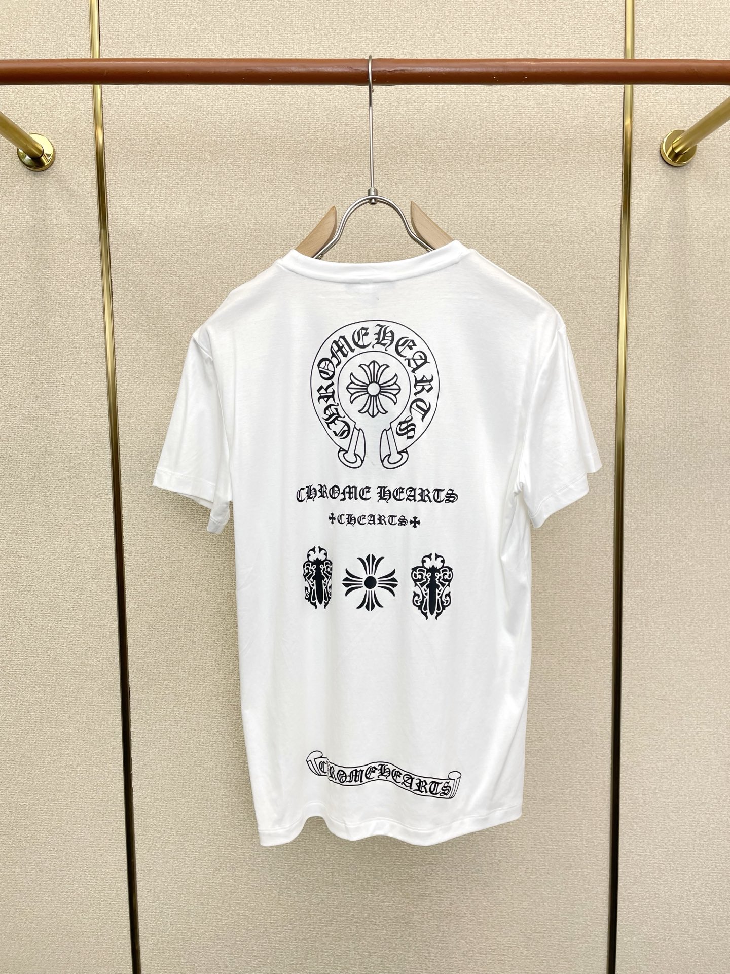 。Chrome hearts克罗心💥砸锅卖铁都要上的新款新款原单男士休闲短袖 高端定制 高端版本 时尚百