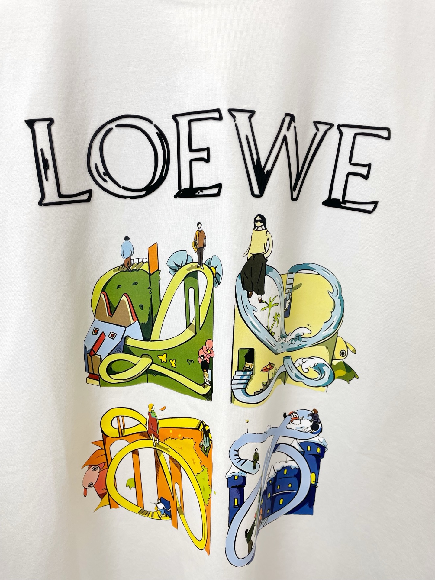 LOEWE罗意威💥砸锅卖铁都要上的新款新款原单男士休闲短袖 高端定制 高端版本 时尚百搭爆款⚠️⚠️✨✨