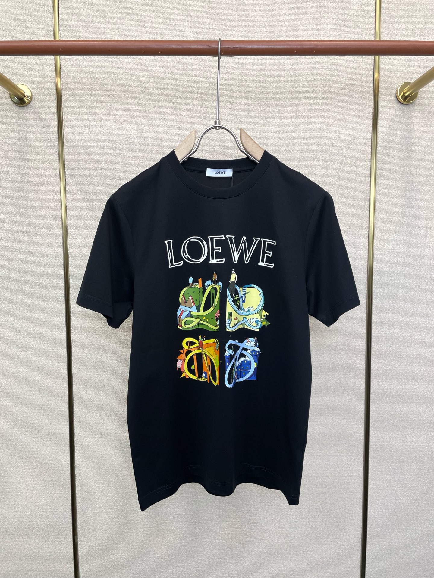 LOEWE罗意威💥砸锅卖铁都要上的新款新款原单男士休闲短袖 高端定制 高端版本 时尚百搭爆款⚠️⚠️✨✨