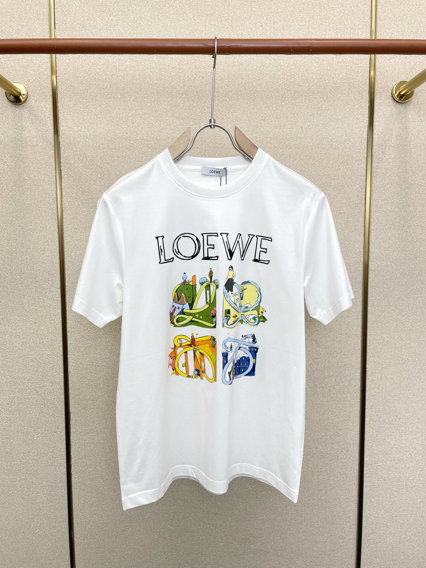 LOEWE罗意威💥砸锅卖铁都要上的新款新款原单男士休闲短袖 高端定制 高端版本 时尚百搭爆款⚠️⚠️✨✨