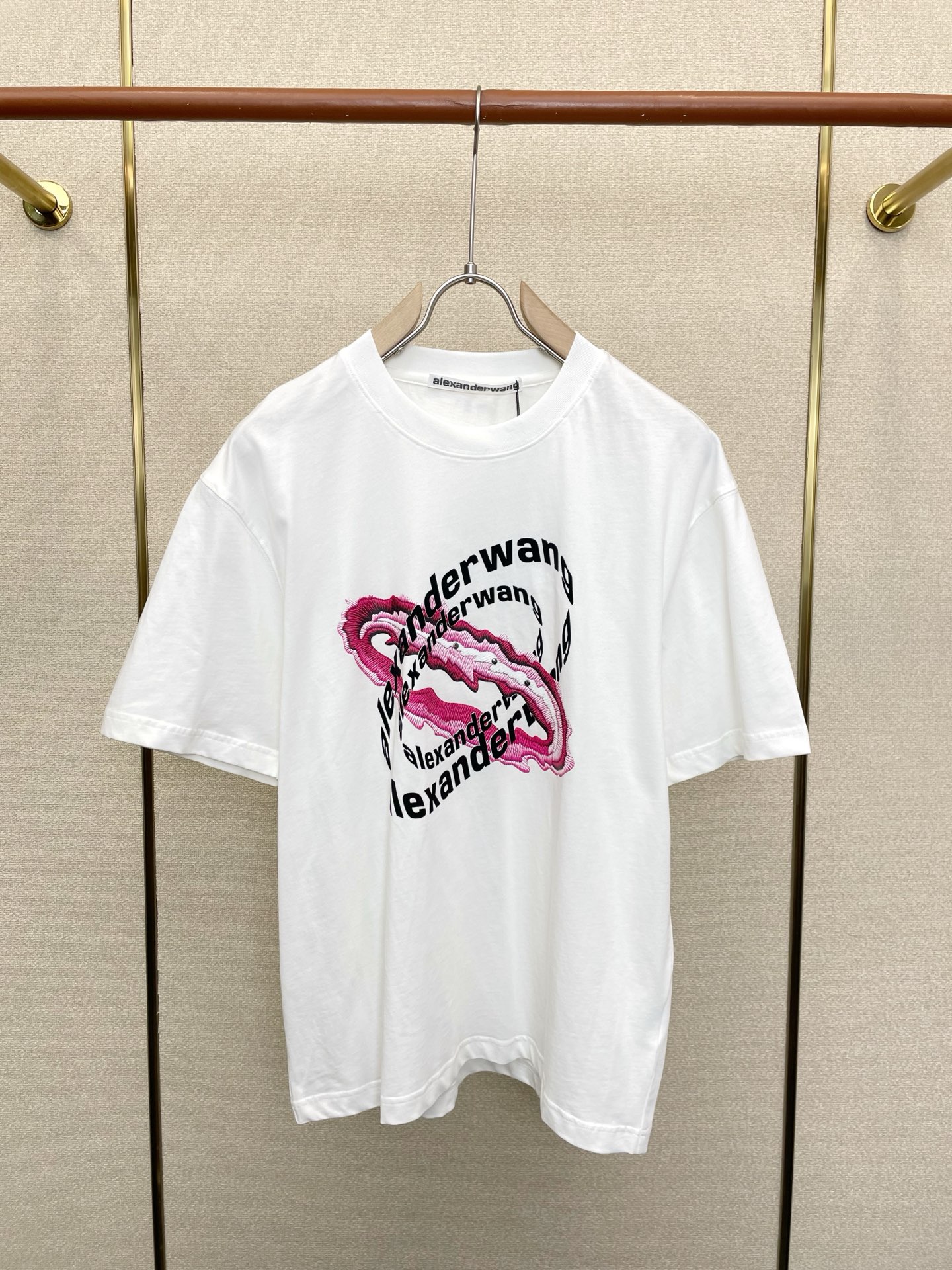 Alexanderwang亚历山大王💥砸锅卖铁都要上的新款新款原单男士休闲短袖 高端定制 高端版本 时尚