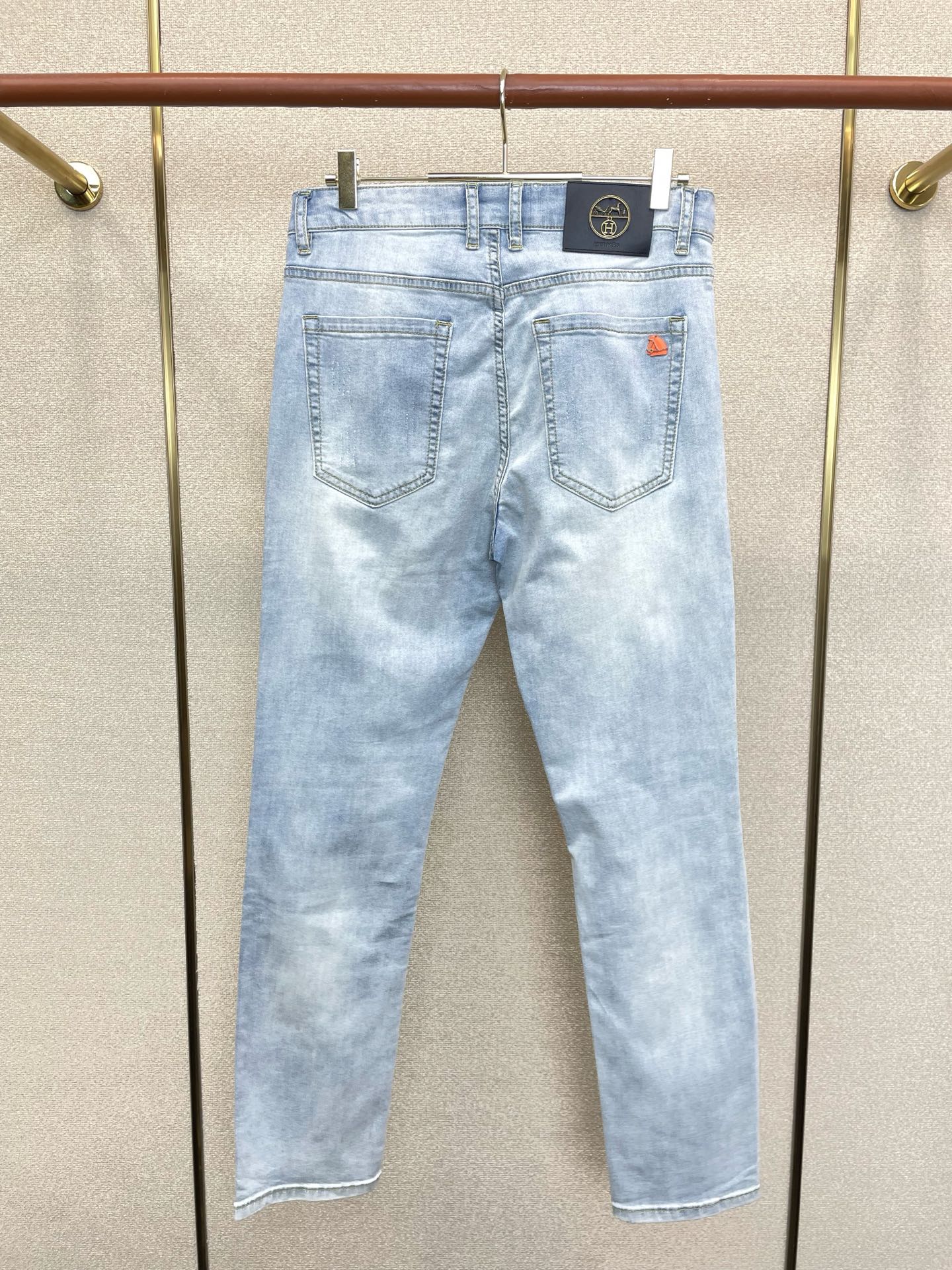 。Hermès爱马仕💥砸锅卖铁都要上的新款新款休闲牛仔裤👖高端版本 专柜定制面料 透气舒适度高，细节无可