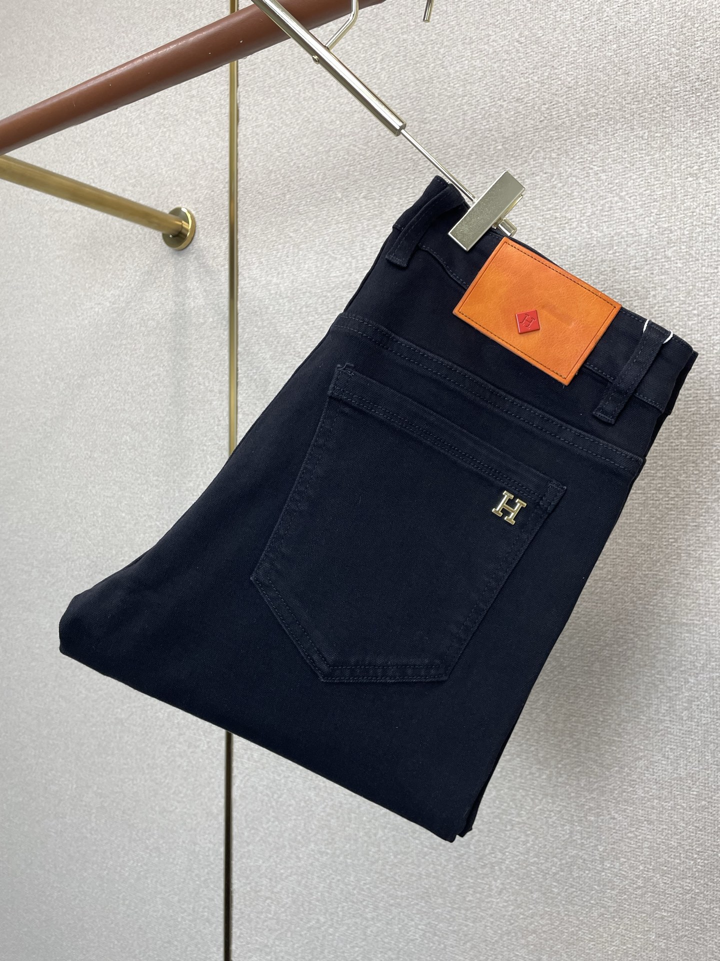 Hermès爱马仕💥砸锅卖铁都要上的新款新款休闲牛仔裤👖高端版本 专柜定制面料 透气舒适度高，细节无可挑