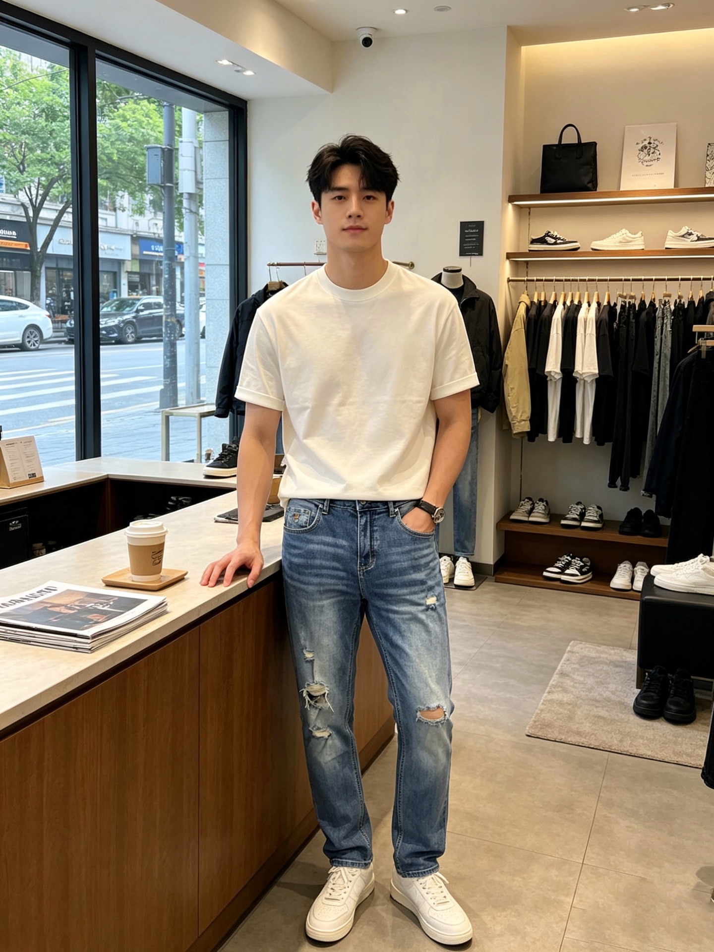 Dior迪奥💥砸锅卖铁都要上的新款新款休闲牛仔裤👖高端版本 专柜定制面料 透气舒适度高，细节无可挑剔，品