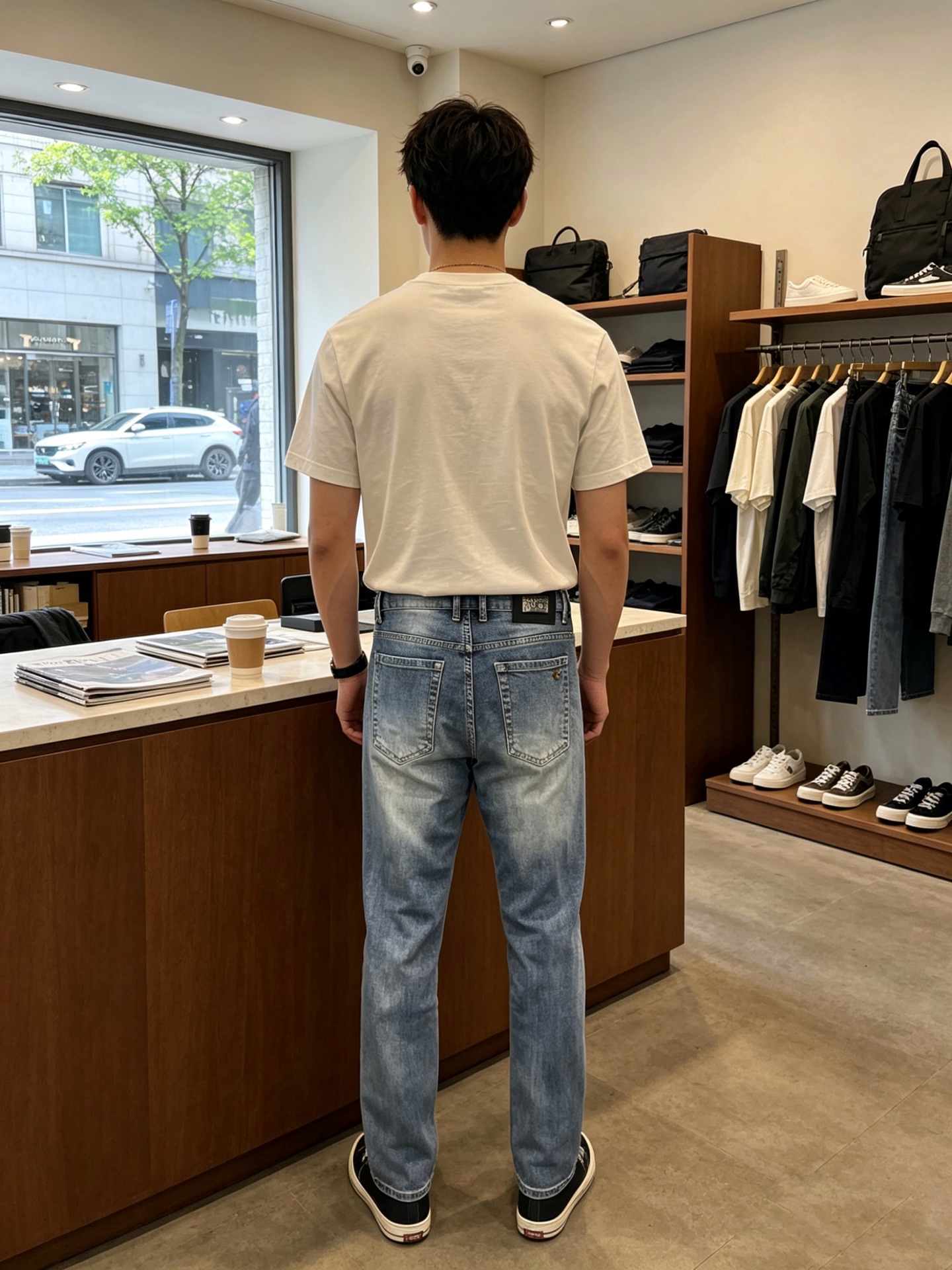 Dior迪奥💥砸锅卖铁都要上的新款新款休闲牛仔裤👖高端版本 专柜定制面料 透气舒适度高，细节无可挑剔，品