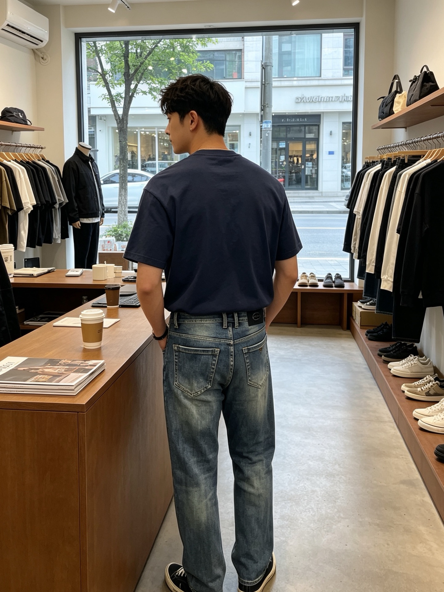 。Prada普拉达💥砸锅卖铁都要上的新款新款休闲牛仔裤👖高端版本 专柜定制面料 透气舒适度高，细节无可挑