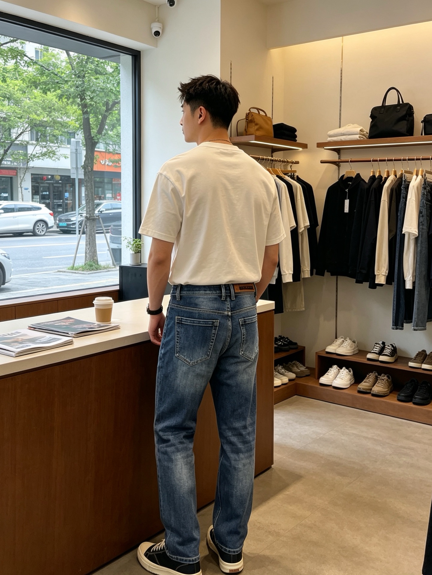 。Gucci古驰💥砸锅卖铁都要上的新款新款休闲牛仔裤👖高端版本 专柜定制面料 透气舒适度高，细节无可挑剔