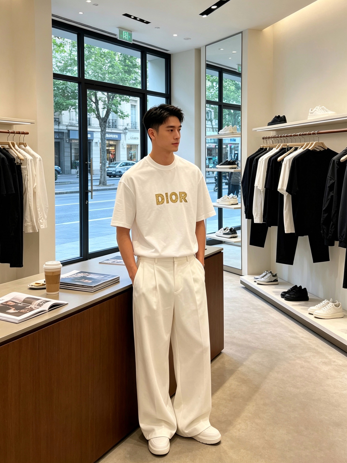 NO:875742,.Dior Dior exclusively provides new original men's casual short sleeves. High-end customization. High-end version. Fashionable and versatile imported fabrics. Super soft and delicate feel. Skin-friendly and comfortable to wear. High-end boutique. The upper body is exquisitely made by the factory. A must-have item for men. Complete with three standards. Size M-3XL, dior, dior, T-shirt,19860909.Dior迪奥独家专供新款原单男士休闲短袖 高端定制 高端版本 时尚百搭爆款进口面料 手感超柔软细腻 穿着亲肤舒适 高端精品 代工厂精细做上身非常赞 男士必备单品 三标齐全 码数M-3XL,,dior,dior,T-shirt,,Men's clothing