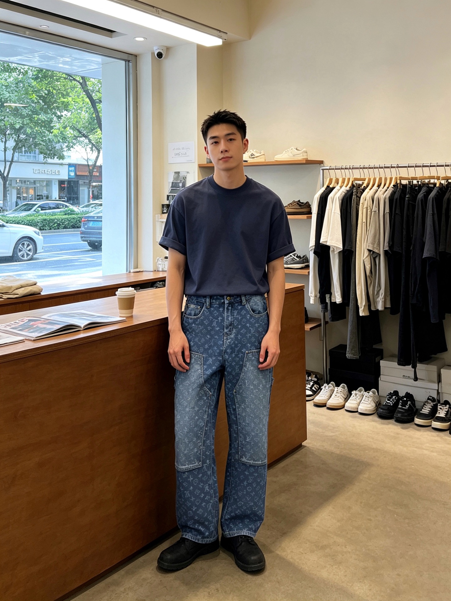 NO:875567,.Louis Vuitton exclusively provides high-end versions of new casual jeans. Custom-made fabrics at the counter. Highly breathable and comfortable, with impeccable details. The brand element design concept reflects high quality. It feels delicate and soft!  It presents a casual cut and the upper body shape is awesome!  Code number 30.32.34.36.38,,louis vuitton,louis vuitton,jeans,19860909.Louis Vuitton路易威登独家专供新款休闲牛仔裤高端版本 专柜定制面料 透气舒适度高,细节无可挑剔,品牌元素设计理念,体现高品质.手感细腻柔软！呈现休闲裁剪,上身版型超赞！码数30.32.34.36.38,,louis vuitton,louis vuitton,jeans,,Men's clothing