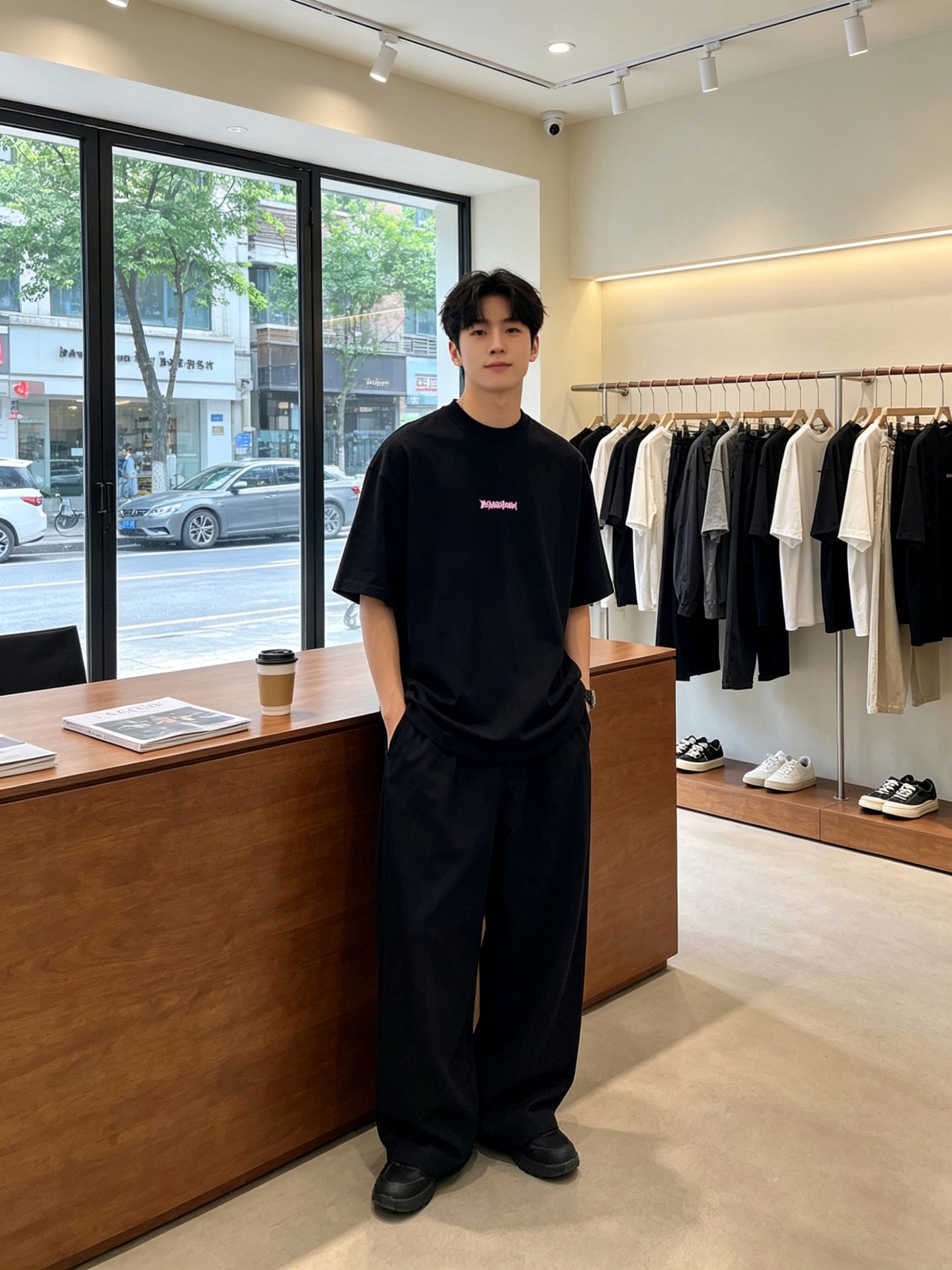 NO:874524,.Balenciaga exclusively supplies new original men's casual short sleeves. High-end customization. High-end version. Fashionable and versatile imported fabrics. Super soft and delicate feel. Skin-friendly and comfortable to wear. High-end boutique. The upper body is exquisitely made by the factory. A must-have item for men. Three complete standards. Size S-XL,,balenciaga,balenciaga,T-shirt,19860909.Balenciaga巴黎世家独家专供新款原单男士休闲短袖 高端定制 高端版本 时尚百搭爆款进口面料 手感超柔软细腻 穿着亲肤舒适 高端精品 代工厂精细做上身非常赞 男士必备单品 三标齐全 码数S-XL,,balenciaga,balenciaga,T-shirt,,Men's clothing