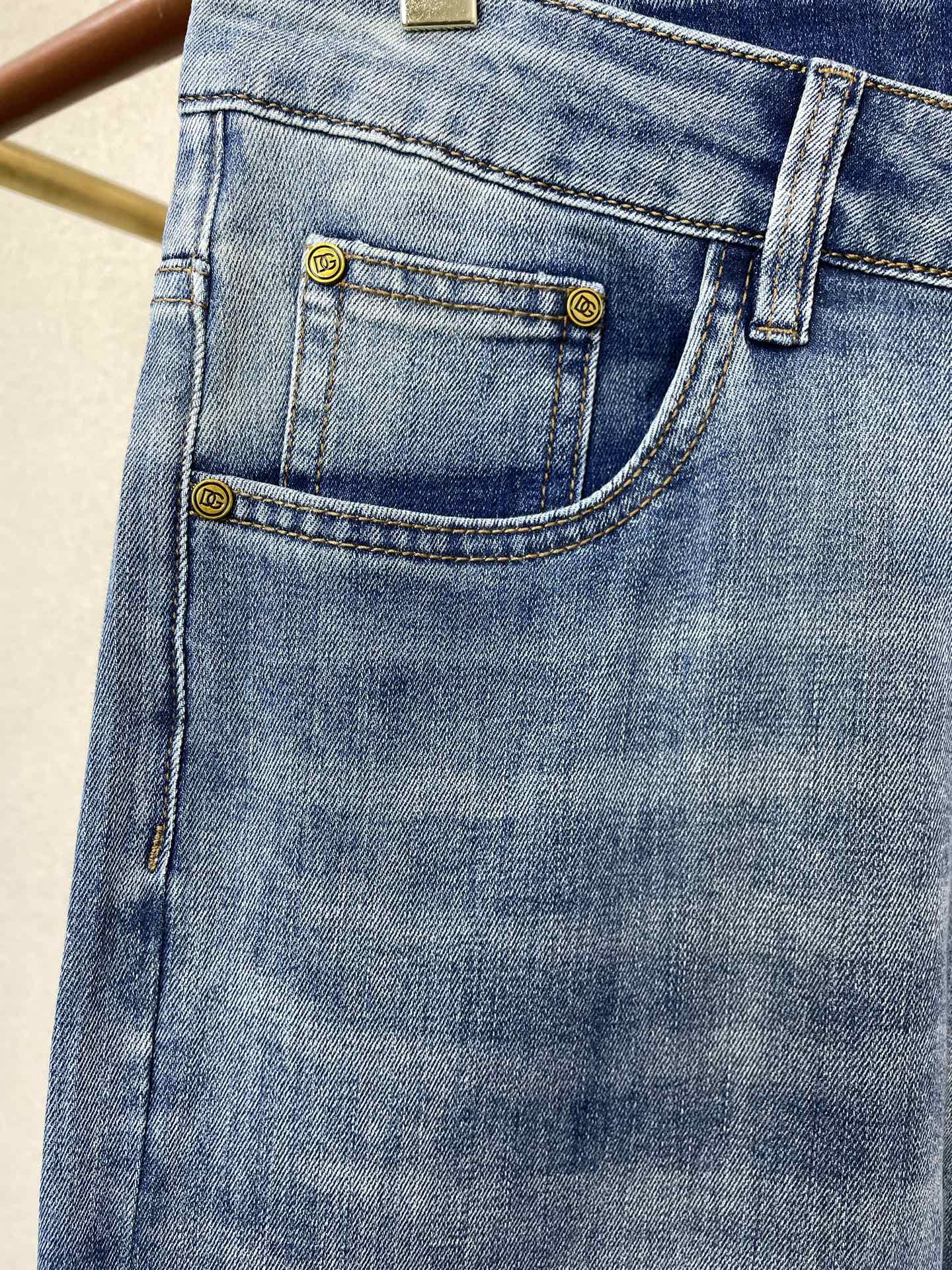 Dolce&Gabbana杜嘉班纳💥砸锅卖铁都要上的新款新款牛仔裤👖高端版本 专柜定制面料 透气舒适度高