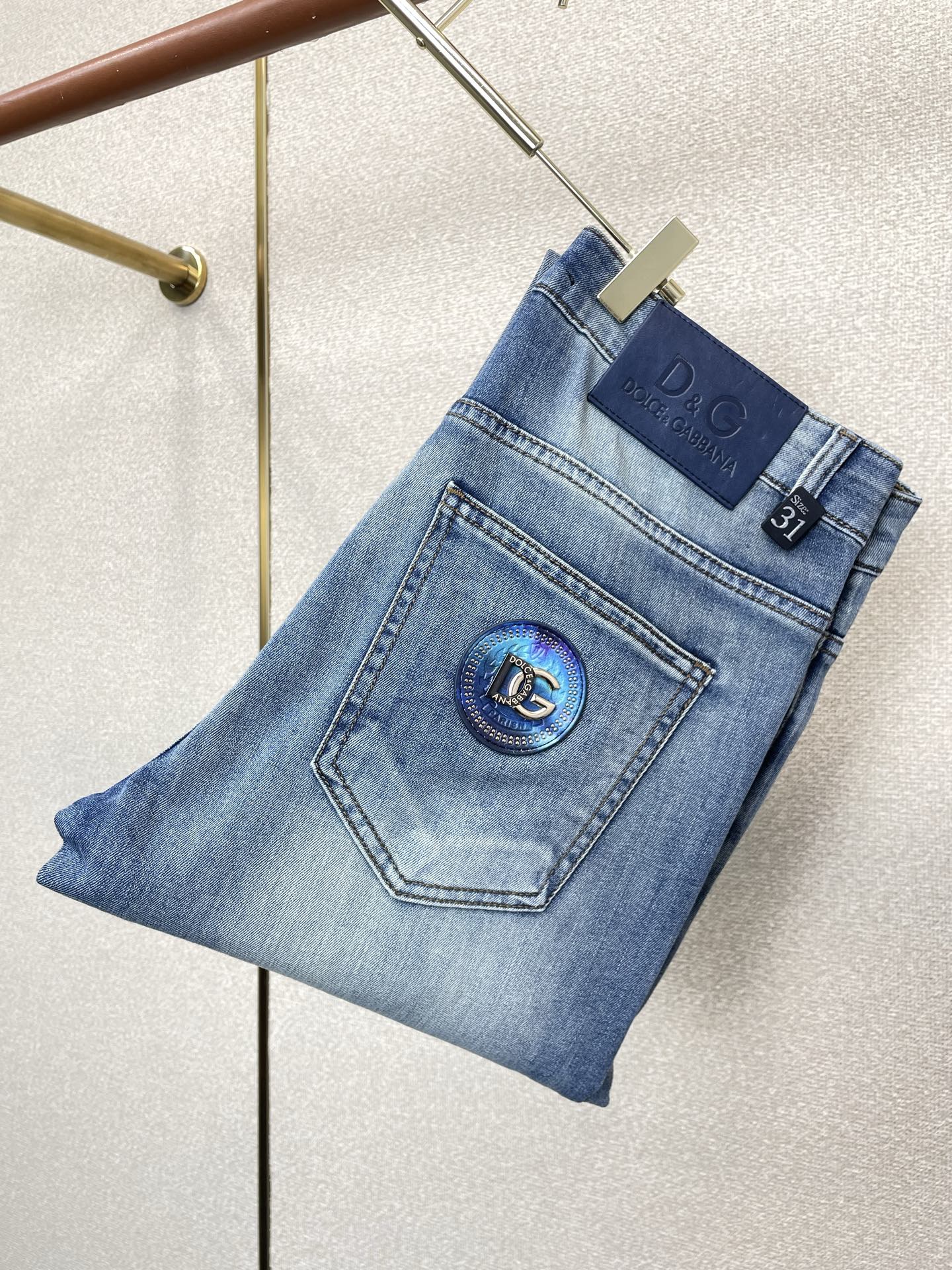 Dolce&Gabbana杜嘉班纳💥砸锅卖铁都要上的新款新款牛仔裤👖高端版本 专柜定制面料 透气舒适度高