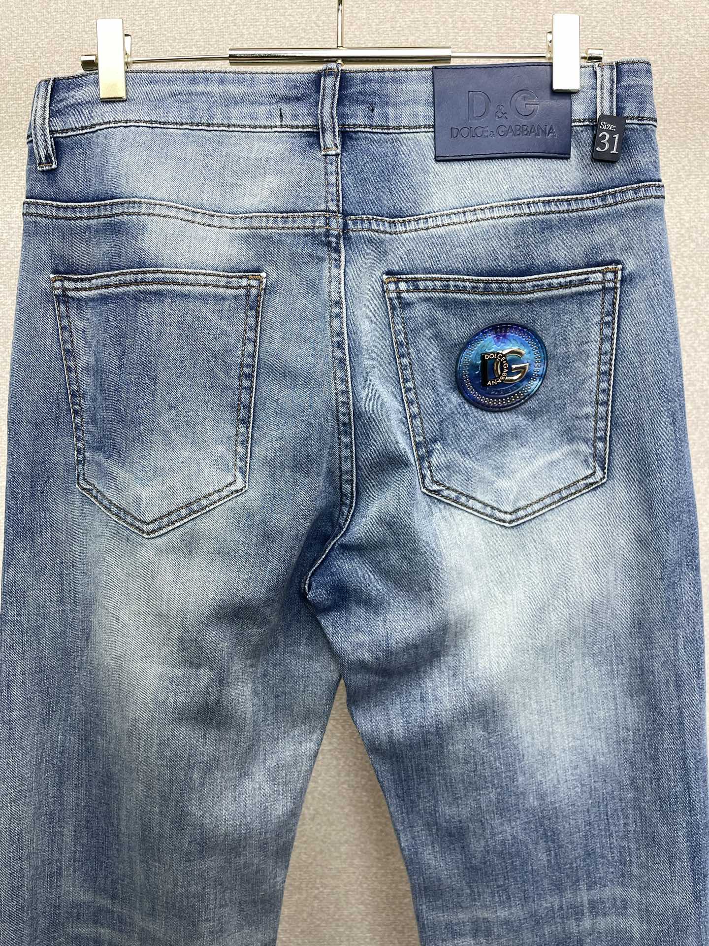 Dolce&Gabbana杜嘉班纳💥砸锅卖铁都要上的新款新款牛仔裤👖高端版本 专柜定制面料 透气舒适度高
