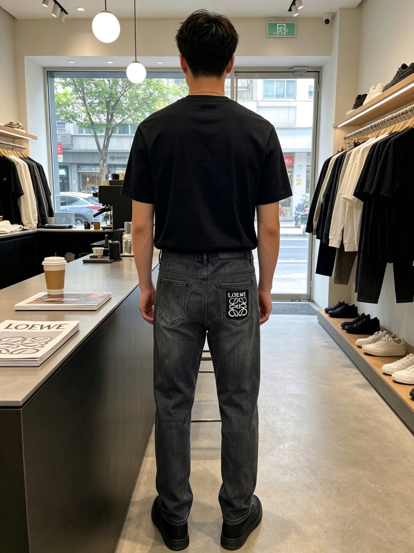 。LOEWE罗意威💥砸锅卖铁都要上的新款新款牛仔裤👖高端版本 专柜定制面料 透气舒适度高，细节无可挑剔，