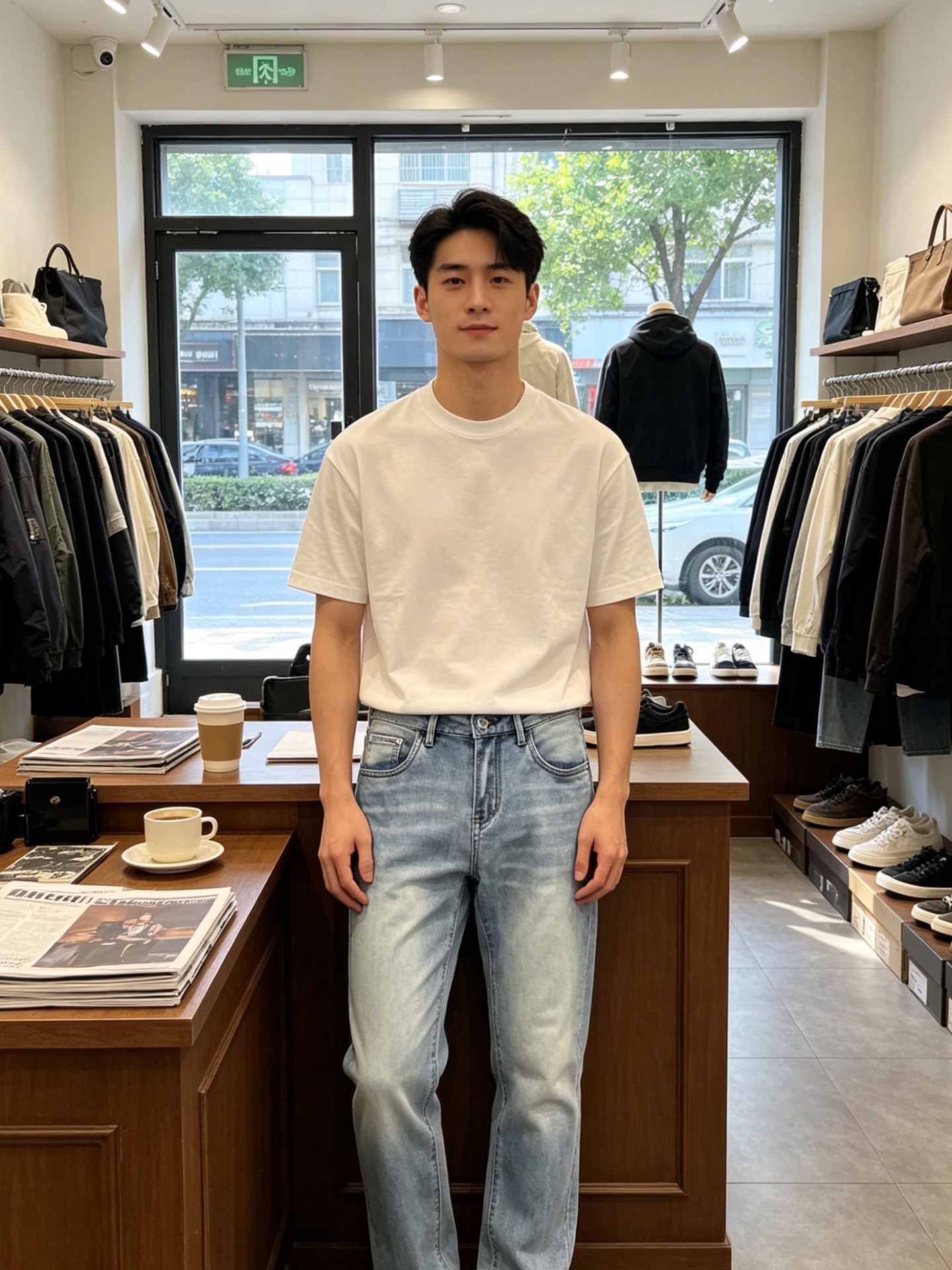 。Armani阿玛尼💥砸锅卖铁都要上的新款新款牛仔裤👖高端版本 专柜定制面料 透气舒适度高，细节无可挑剔