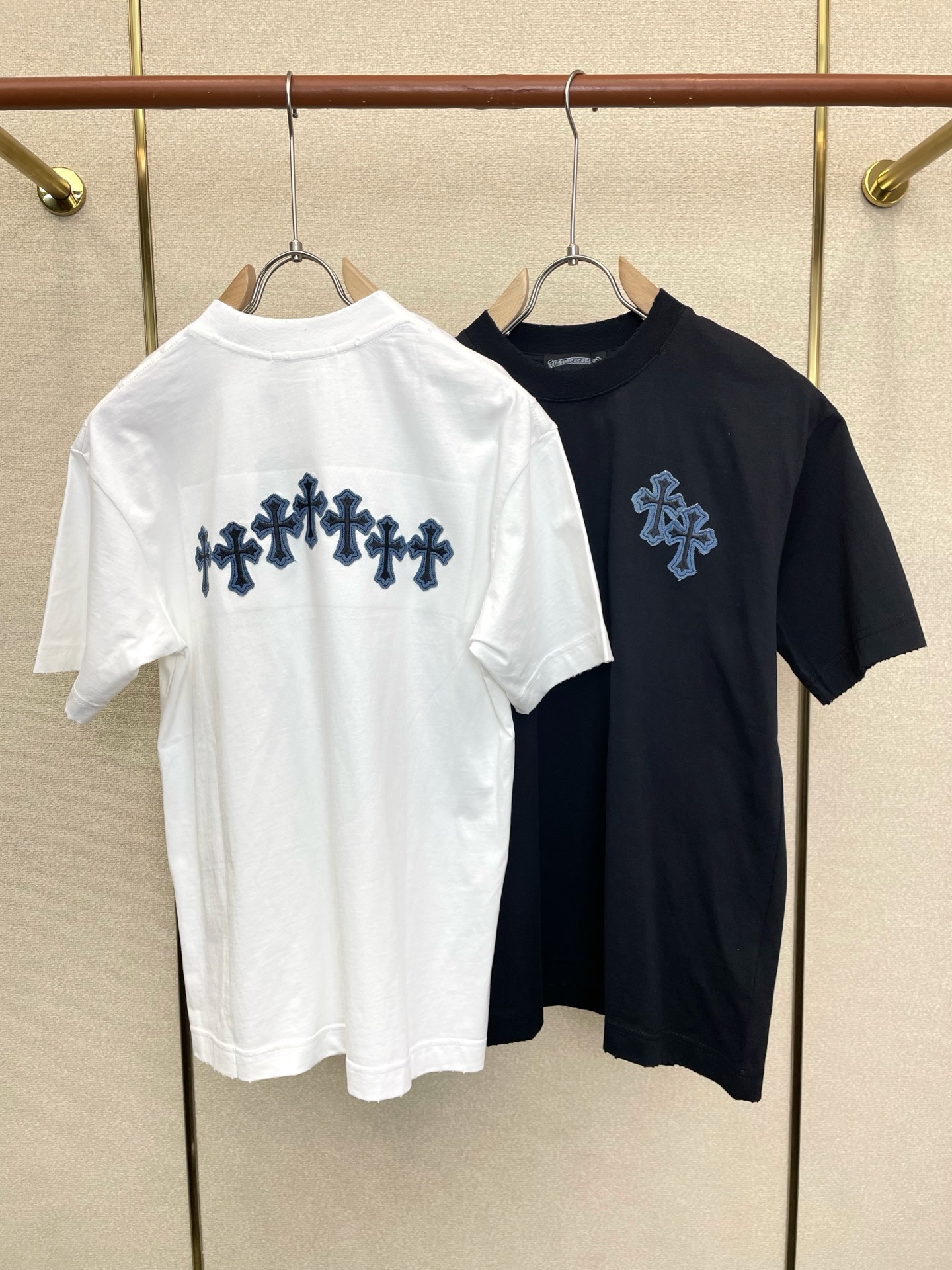 Chrome hearts克罗心💥砸锅卖铁都要上的新款新款原单男士休闲短袖 高端定制 高端版本 时尚百搭