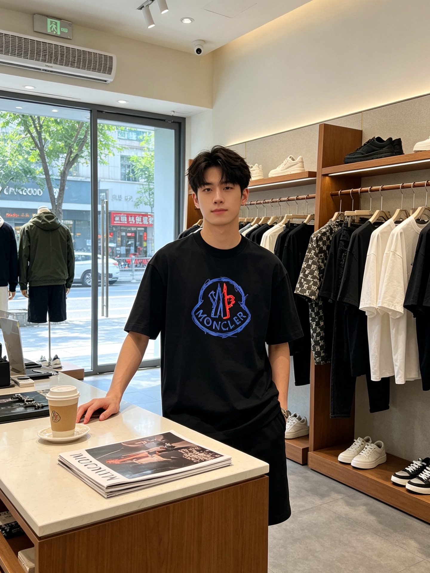 。Moncler蒙口💥砸锅卖铁都要上的新款新款原单男士休闲短袖 高端定制 高端版本 时尚百搭爆款⚠️⚠️