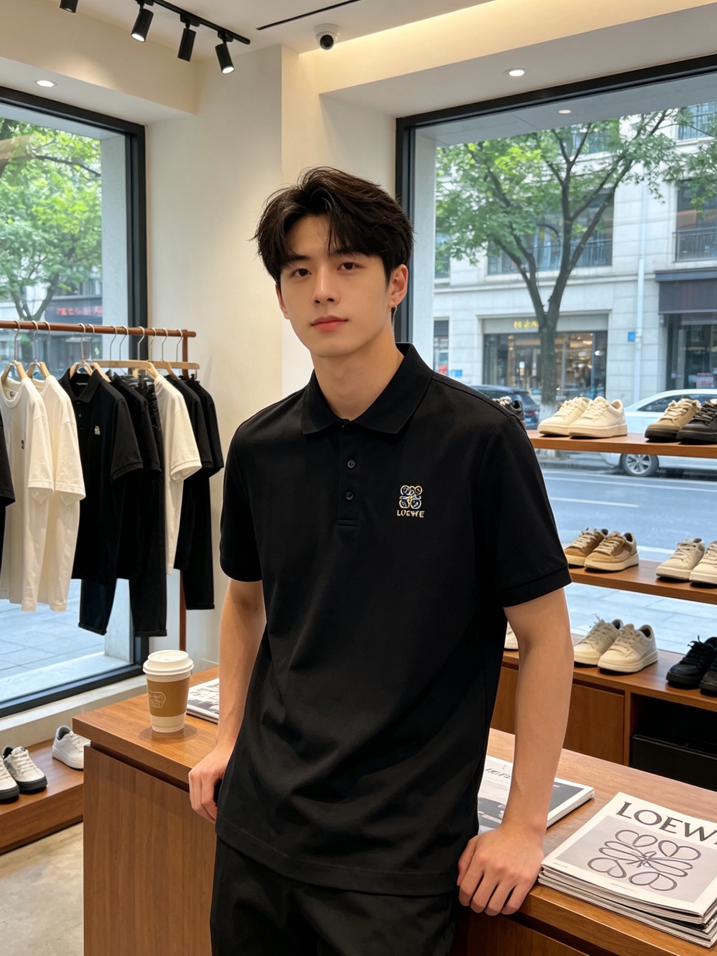 。LOEWE罗意威💥砸锅卖铁都要上的新款新款原单男士休闲短袖 高端定制 高端版本 时尚百搭爆款⚠️⚠️✨