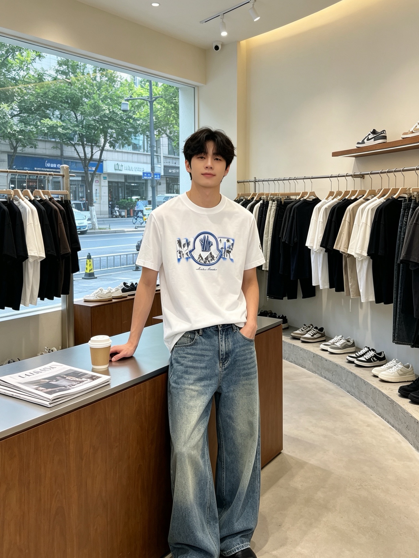 Moncler蒙口💥砸锅卖铁都要上的新款新款原单男士休闲短袖 高端定制 高端版本 时尚百搭爆款⚠️⚠️✨