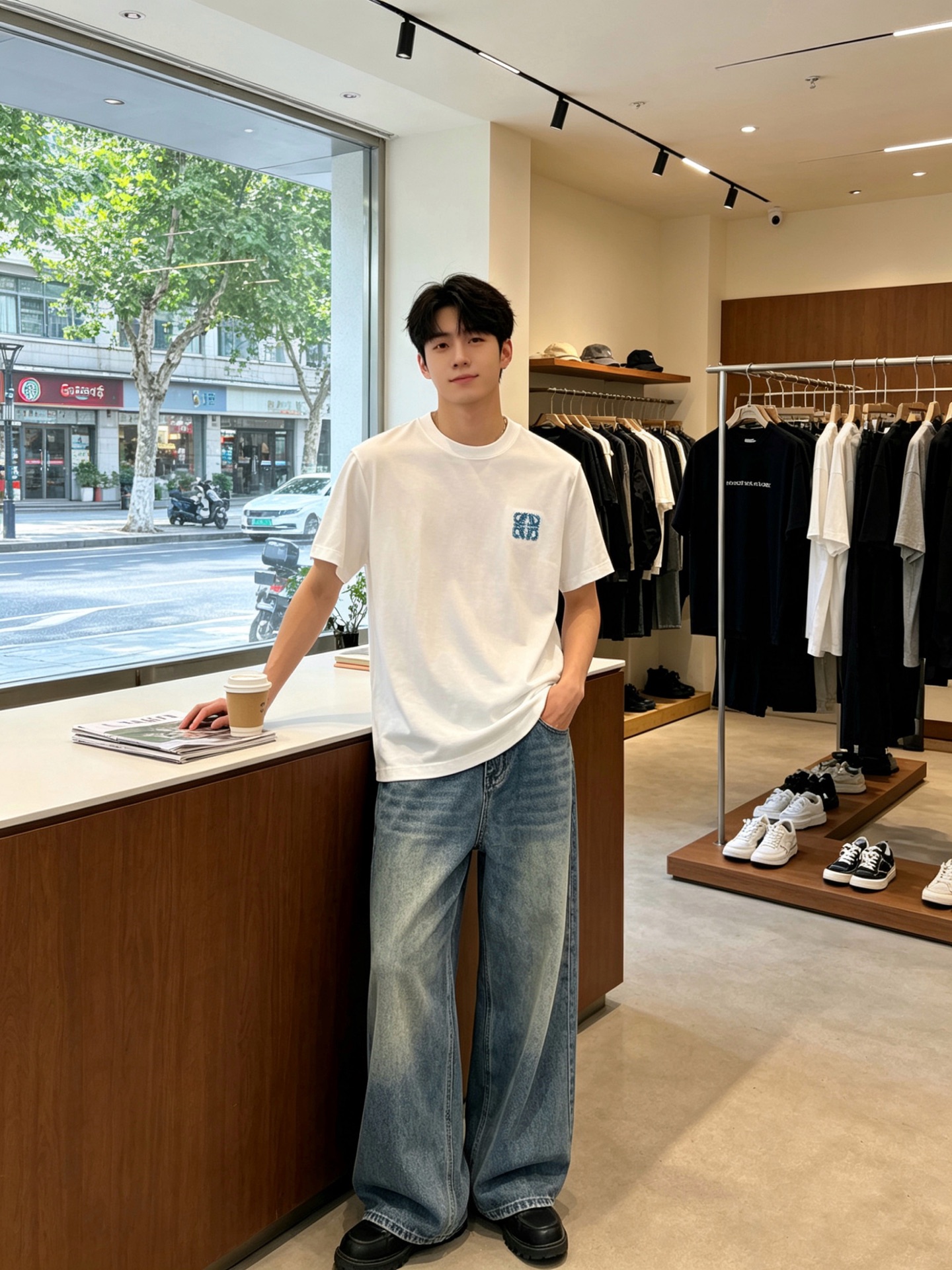 。LOEWE罗意威💥砸锅卖铁都要上的新款新款原单男士休闲短袖 高端定制 高端版本 时尚百搭爆款⚠️⚠️✨