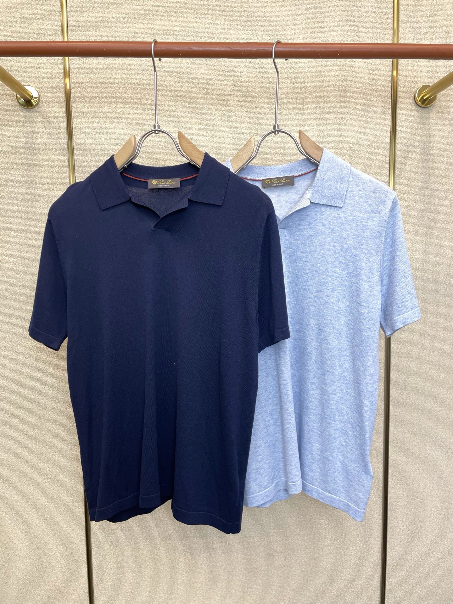 Loro Piana-Loro Piana诺悠翩雅💥砸锅卖铁都要上的新款新款原单男士休闲针织短袖 高端定
