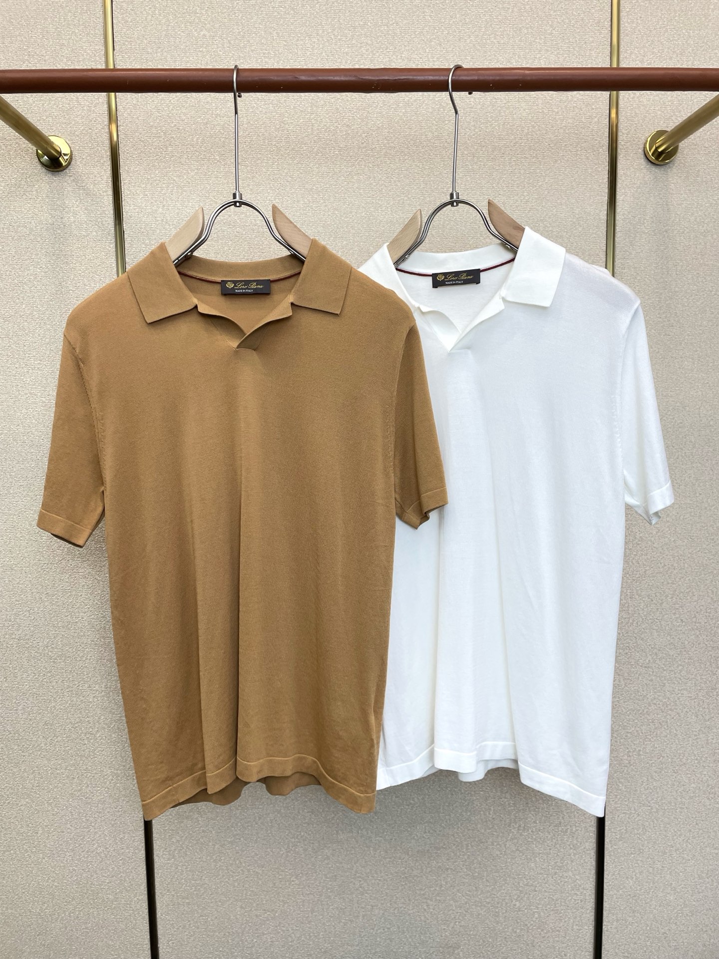 Loro Piana-Loro Piana诺悠翩雅💥砸锅卖铁都要上的新款新款原单男士休闲针织短袖 高端定