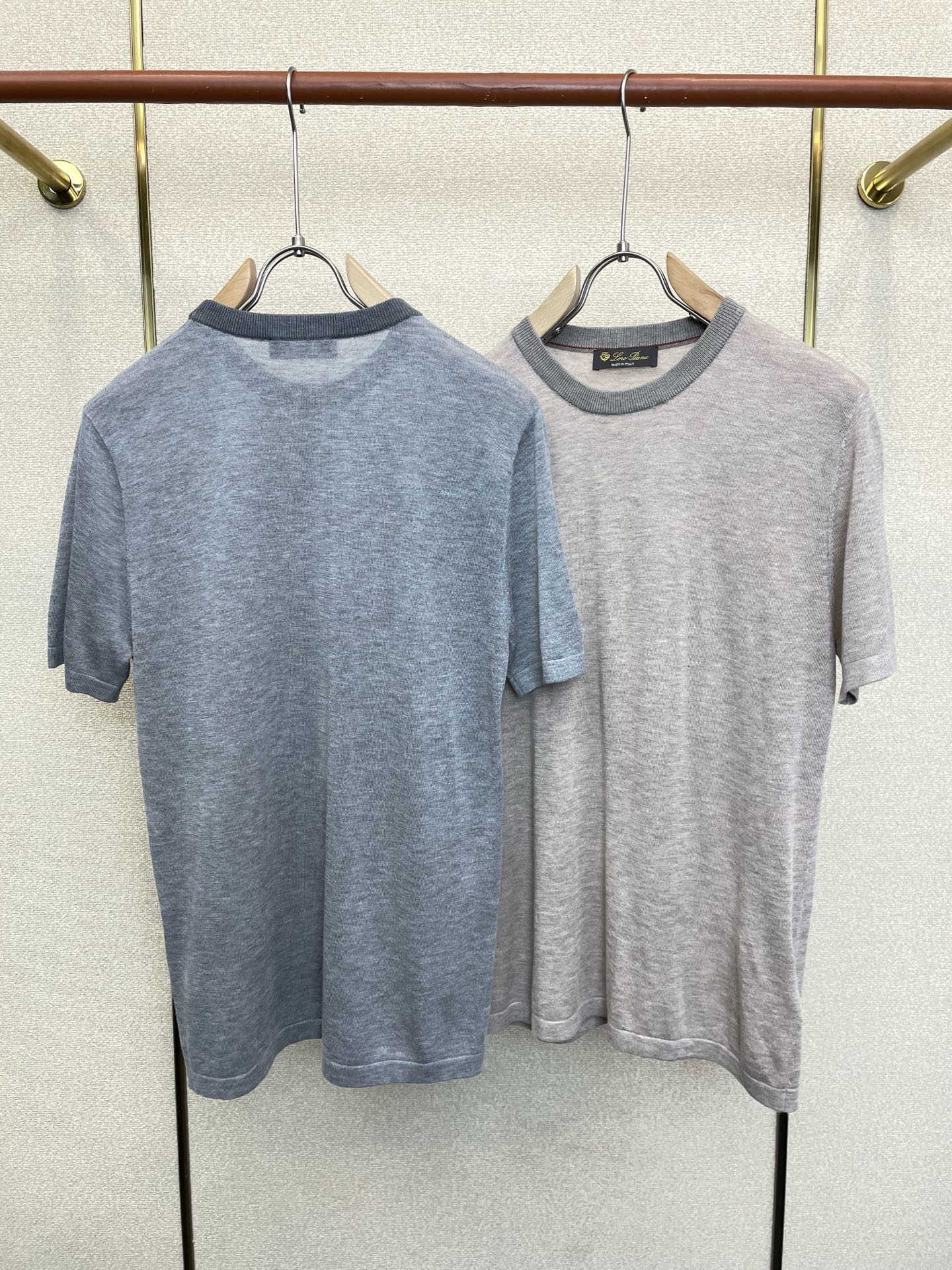 Loro Piana-Loro Piana诺悠翩雅💥砸锅卖铁都要上的新款新款原单男士休闲针织短袖 高端定