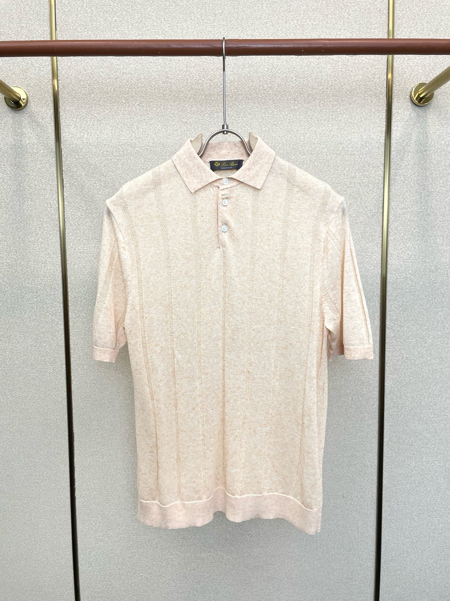 Loro Piana-Loro Piana诺悠翩雅💥砸锅卖铁都要上的新款新款原单男士休闲针织短袖 高端定